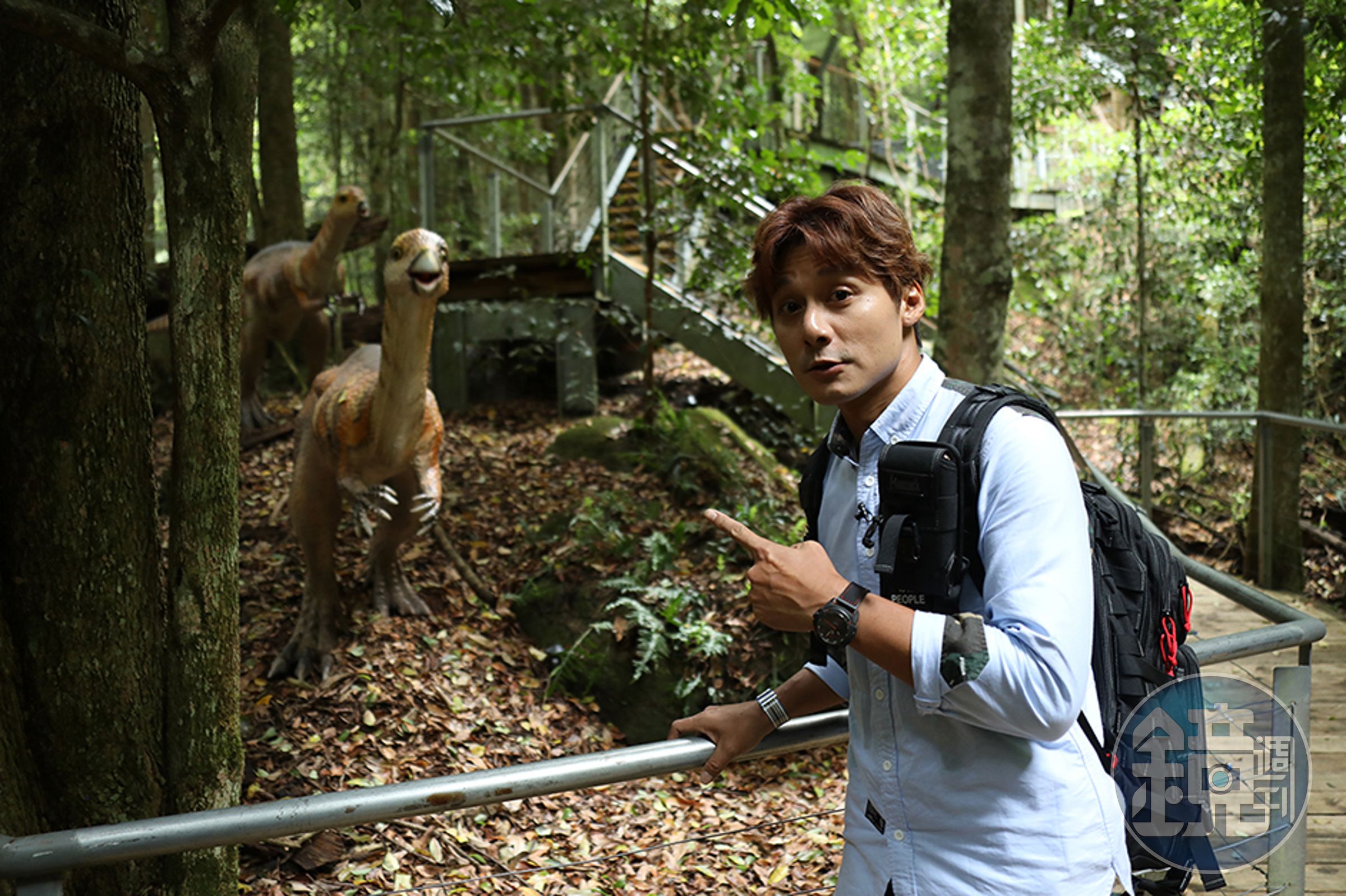 廖科溢在藍山國家公園發現處處有驚喜。（亞洲旅遊台提供）