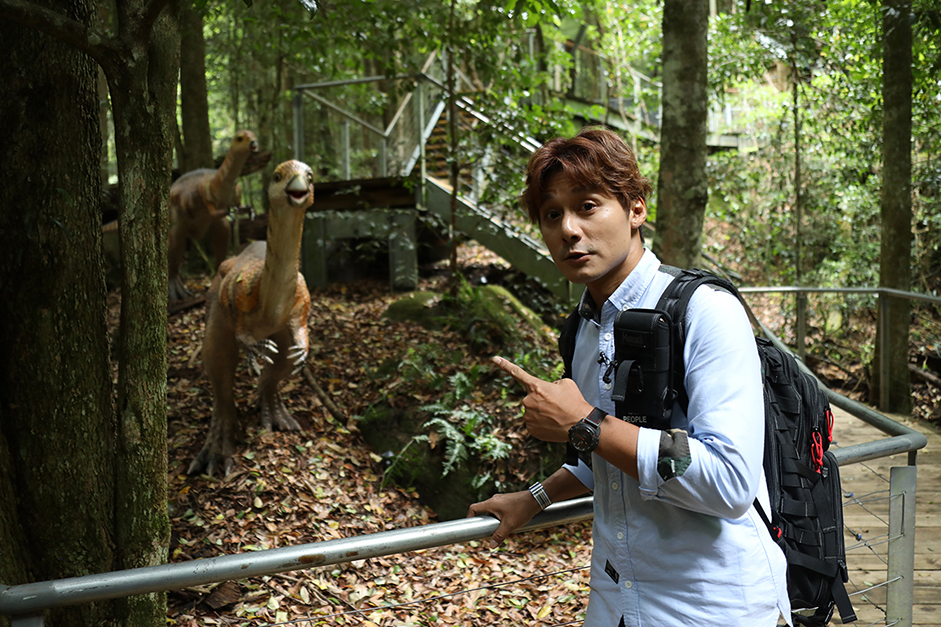 廖科溢在藍山國家公園發現處處有驚喜。（亞洲旅遊台提供）