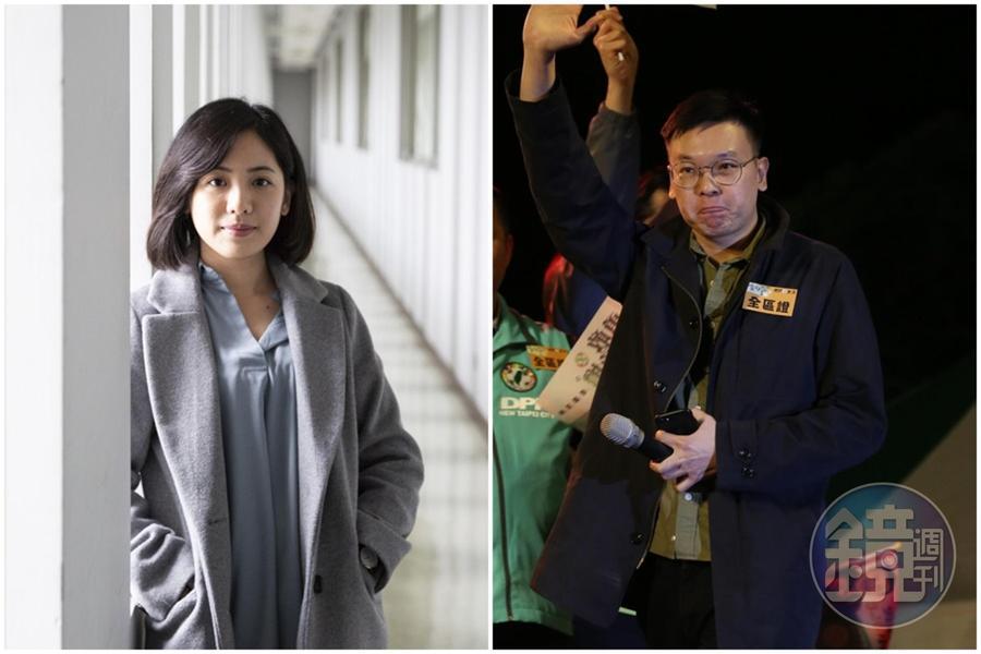 對於「學姊」黃瀞瑩日前在政論節目上發言，林飛帆（右圖）反問一句話。