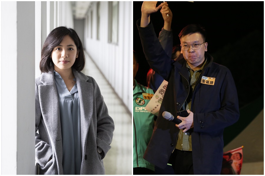 對於「學姊」黃瀞瑩日前在政論節目上發言，林飛帆（右圖）反問一句話。