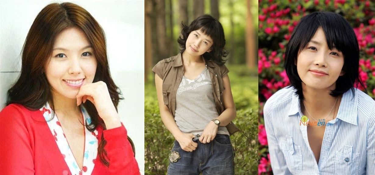 韓女星李恩宙(左起)、鄭多彬與崔真實三人與張紫妍同門,她們都以自殺結束人生,讓人懷疑死因不單純。(網路圖片)