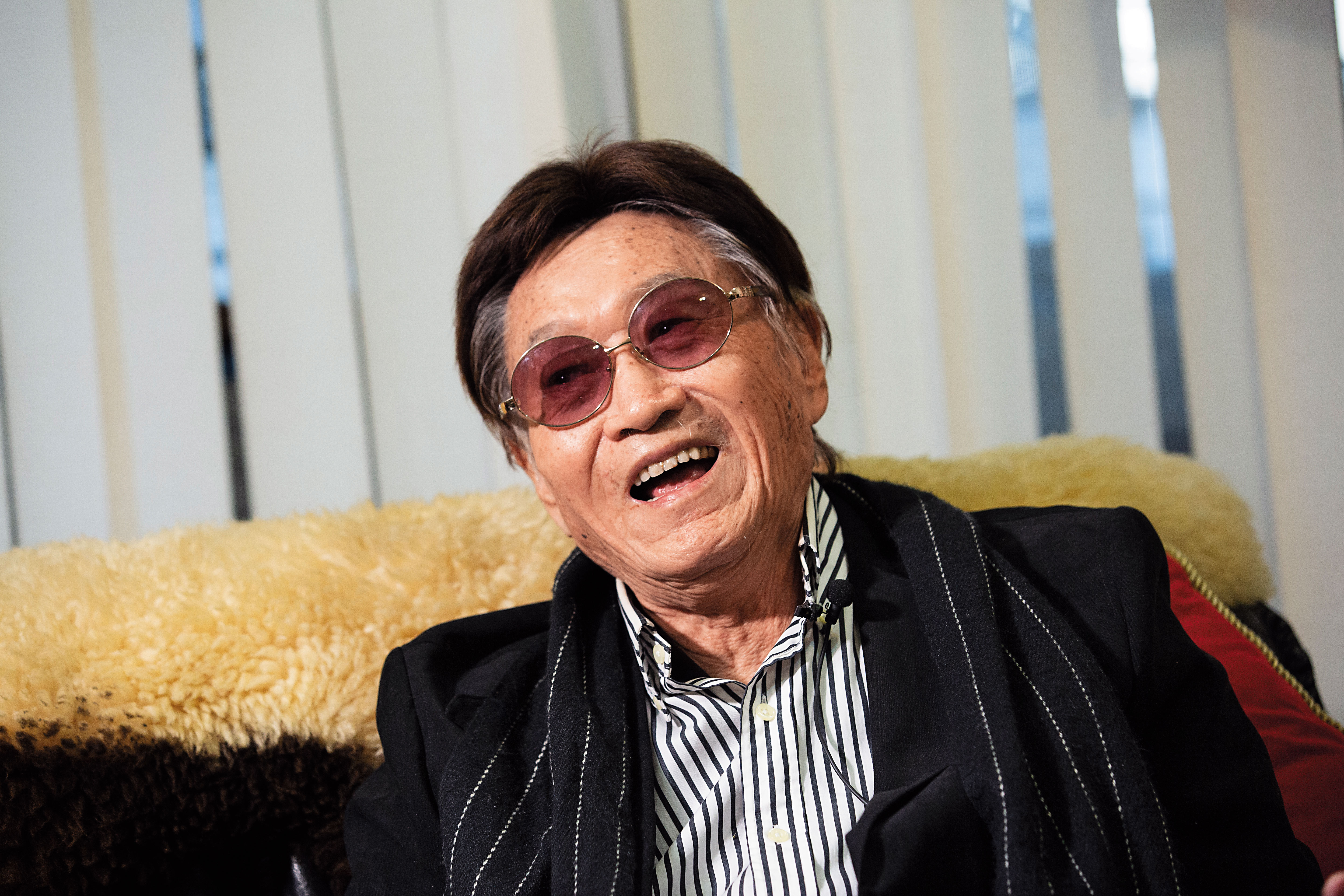 傅達仁生前接受本刊專訪，談笑風生，高談安樂死合法化的理念。