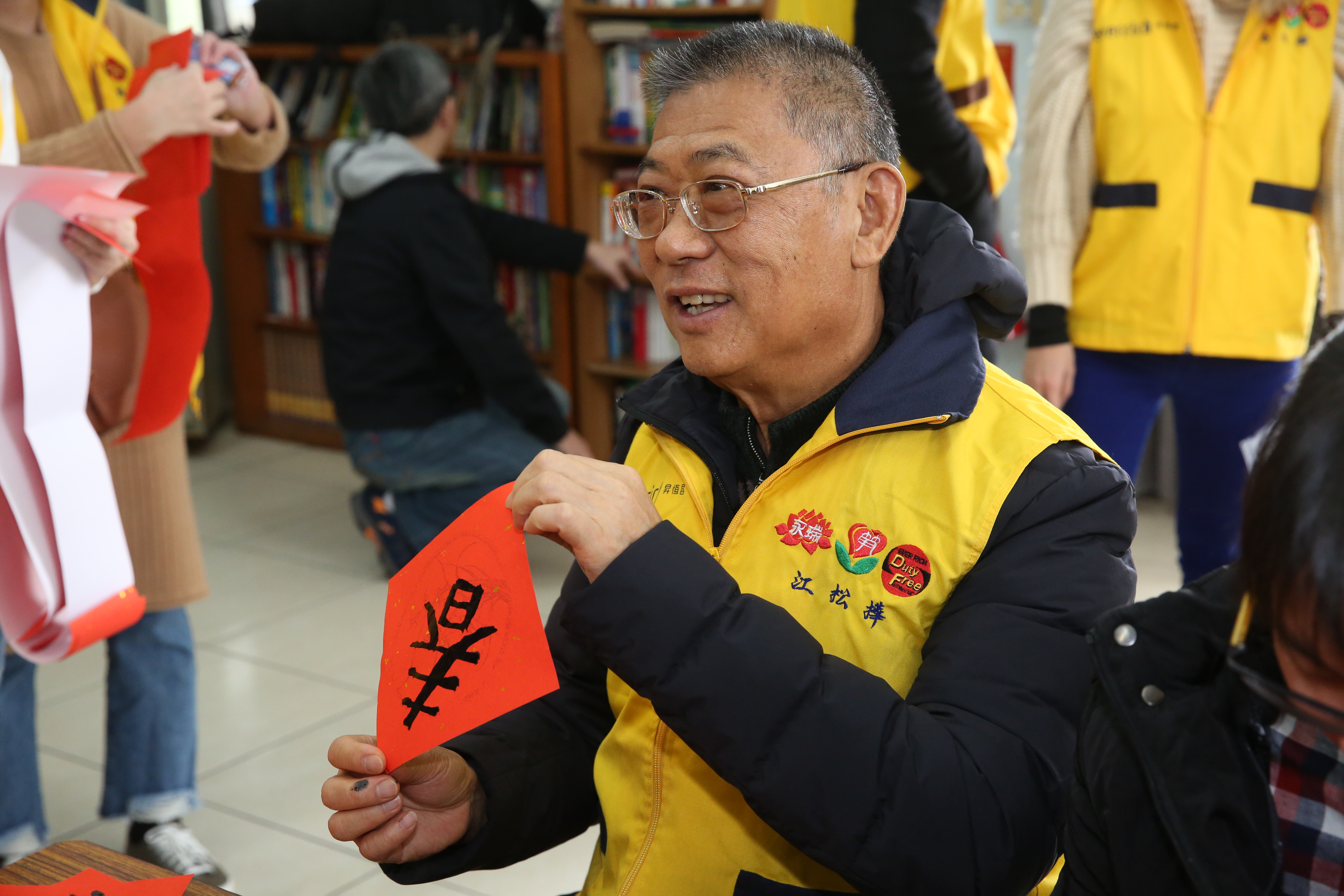 昇恆昌免稅商店董事長江松樺致力推廣全員志工文化不遺餘力。