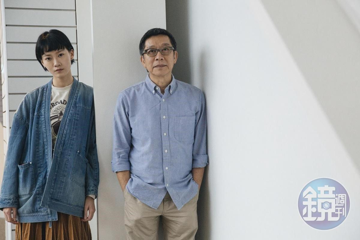 廖子妤（左）接拍《中英街一號》，與趙崇基導演培養出革命般的好感情。