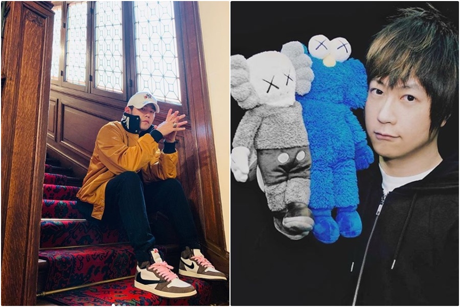 周杰倫近日在IG上貼出和五月天的阿信私訊對話，問對方是不是本人，沒想到知道真相後讓周杰倫直接在IG上爆粗口。（翻攝周杰倫、阿信IG）