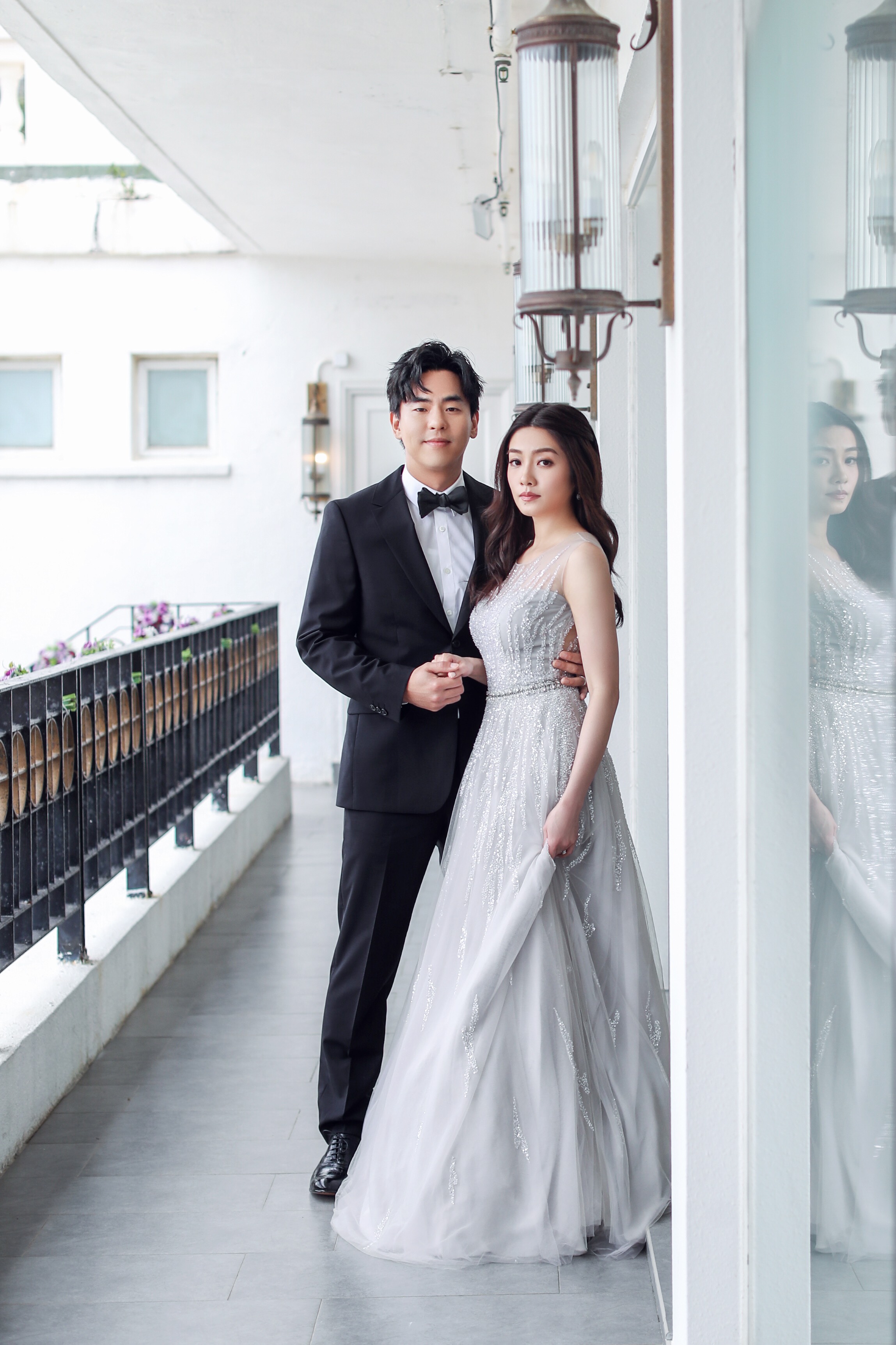 柯有倫感謝老婆接受不完美的他。(林莉婚紗提供)