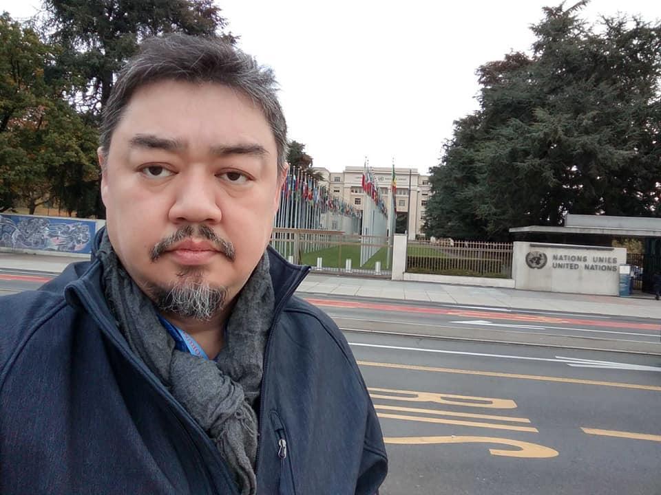 吾爾開希凌晨騎車返家時,因渾身酒氣遭到攔查,被依公共危險罪嫌移送。(翻攝自吾爾開希臉書)