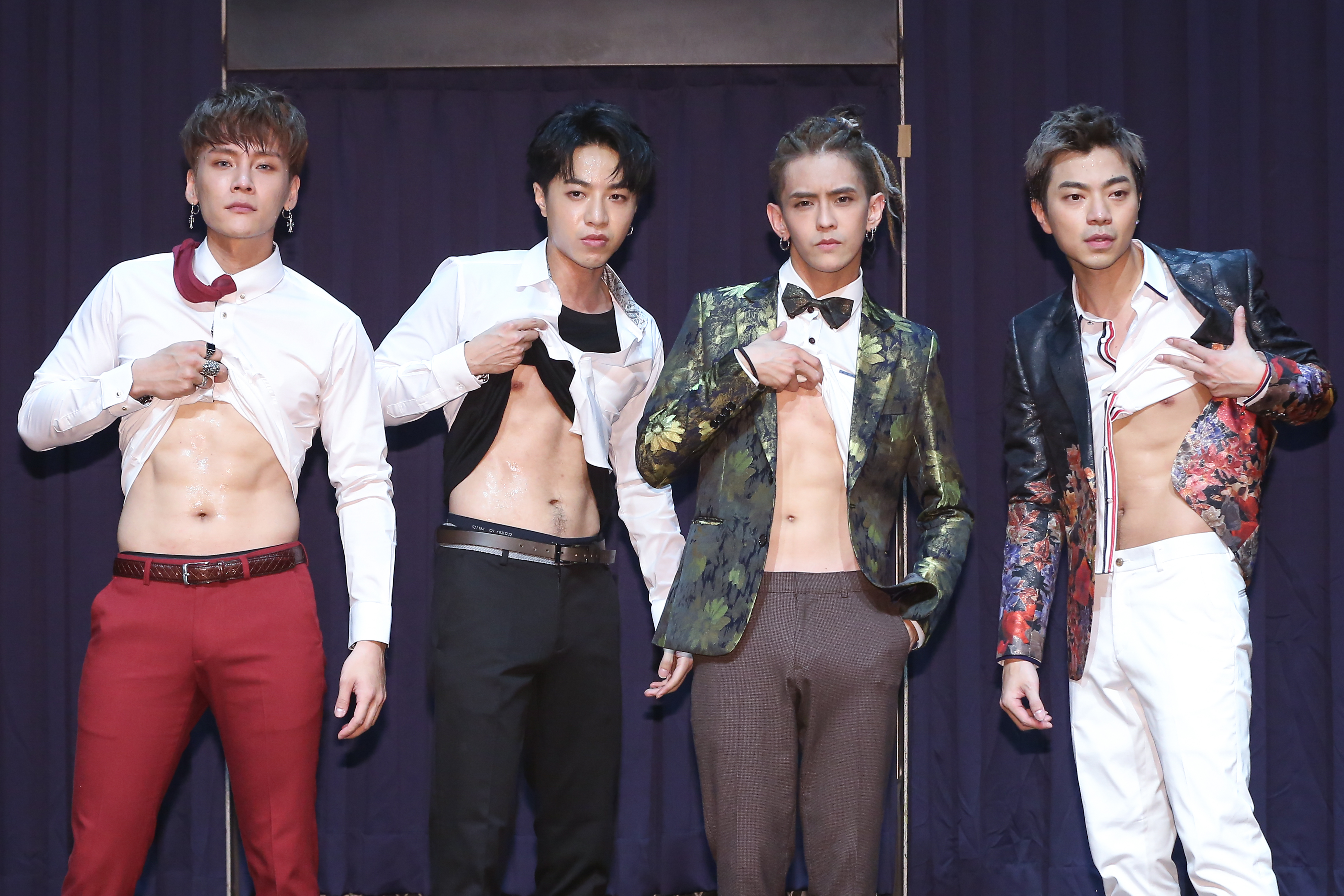 男團泰坦TITAN為了新歌演唱會認真排練，還練出六塊肌回饋給粉絲。