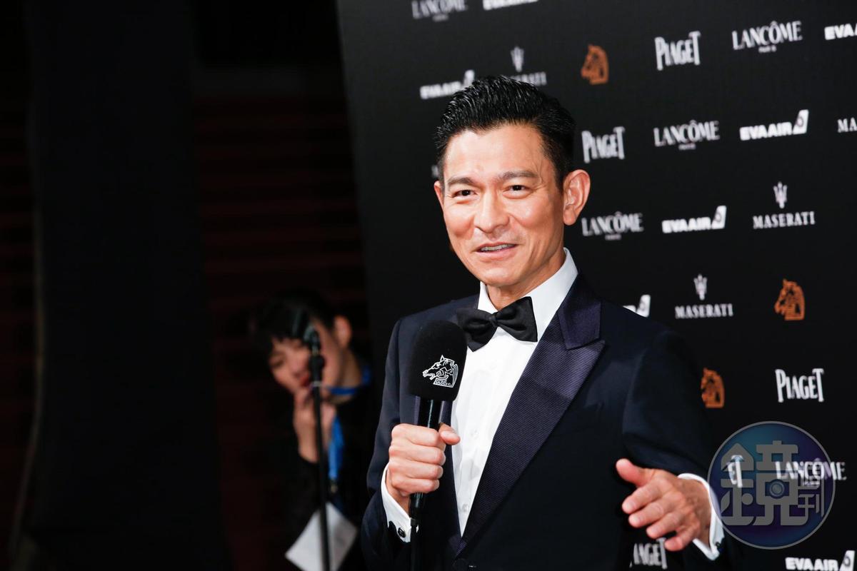 「華神」劉德華50歲以後常以後梳或是旁分油頭的造型出席各大場合。