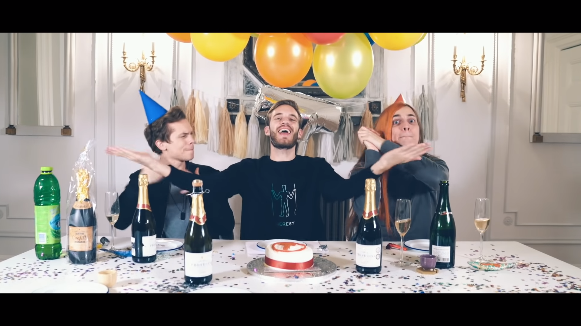PewDiePie 第一時間釋出單曲「恭喜」對手。