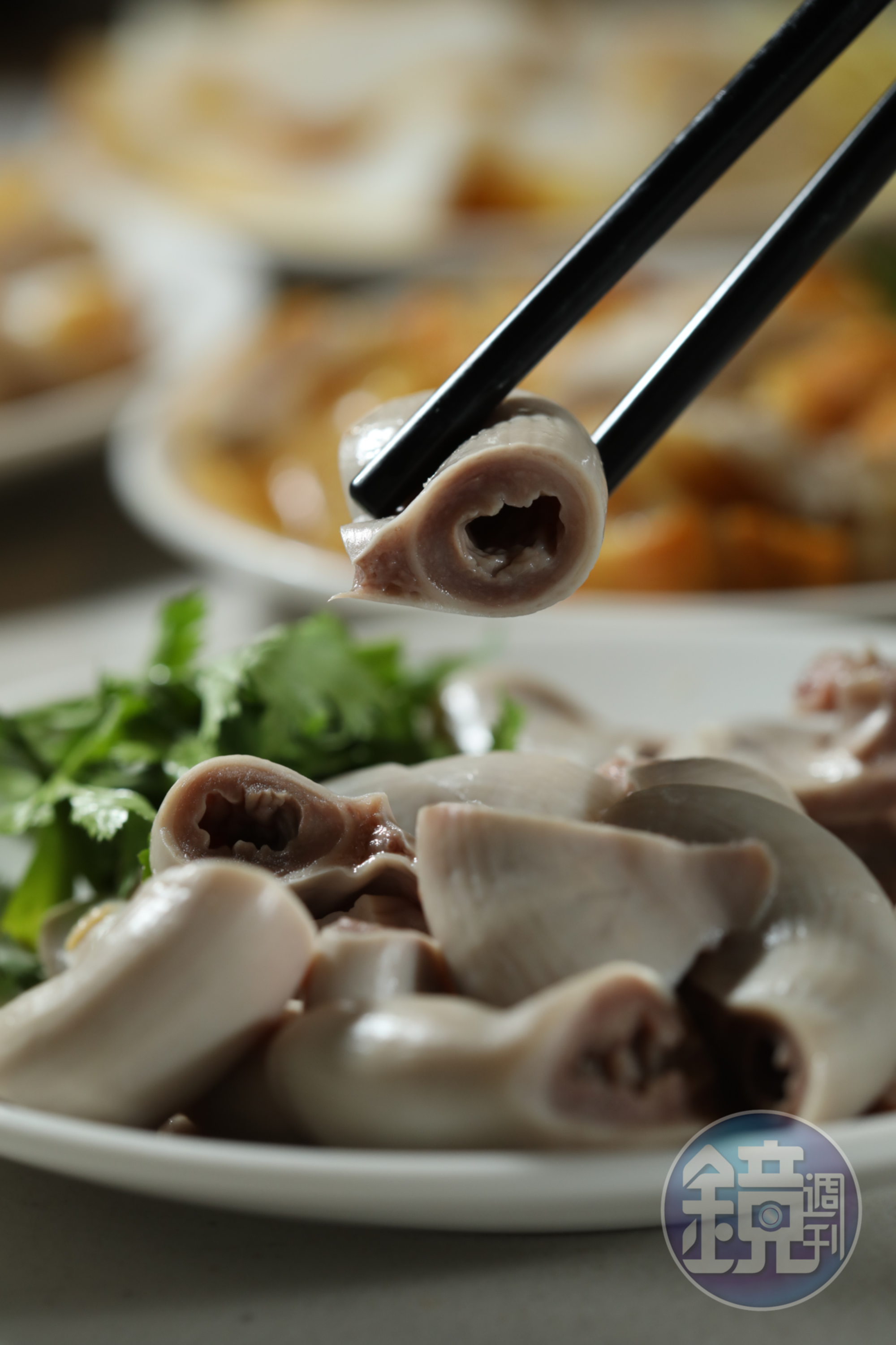 「生腸」吃來ㄎ ㄠ ㄎ ㄠ，非常脆 。（50元／份）