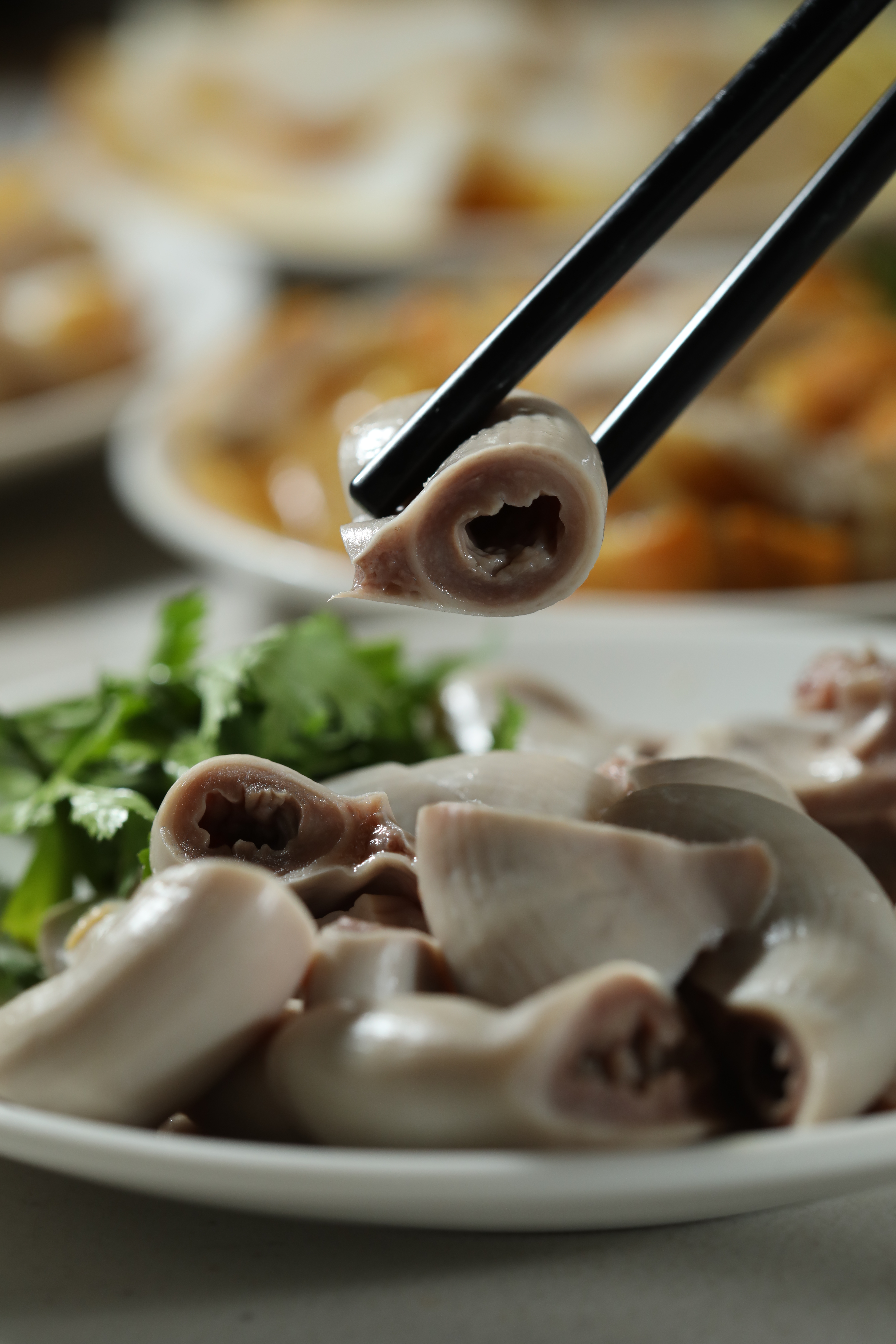 「生腸」吃來ㄎ ㄠ ㄎ ㄠ，非常脆 。（50元／份）