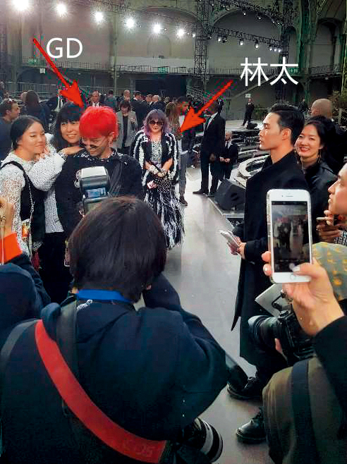 	GD跟勝利都是于太（之前名為林太）的追星對象，也有一說她是為了GD才接近勝利。（翻攝自ruru15微博）