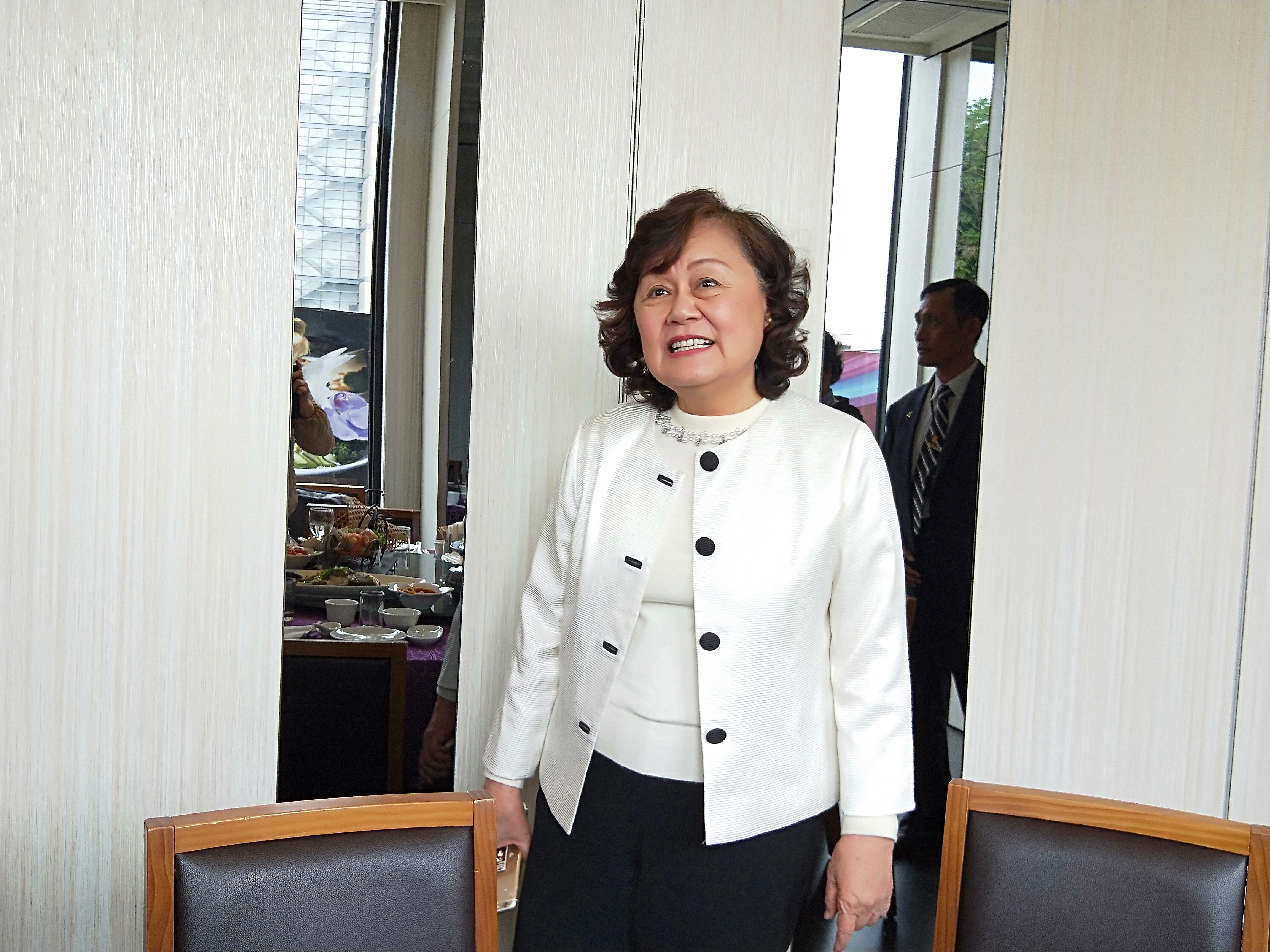 王明玉在民視董事會上，被推舉為民視董事長。