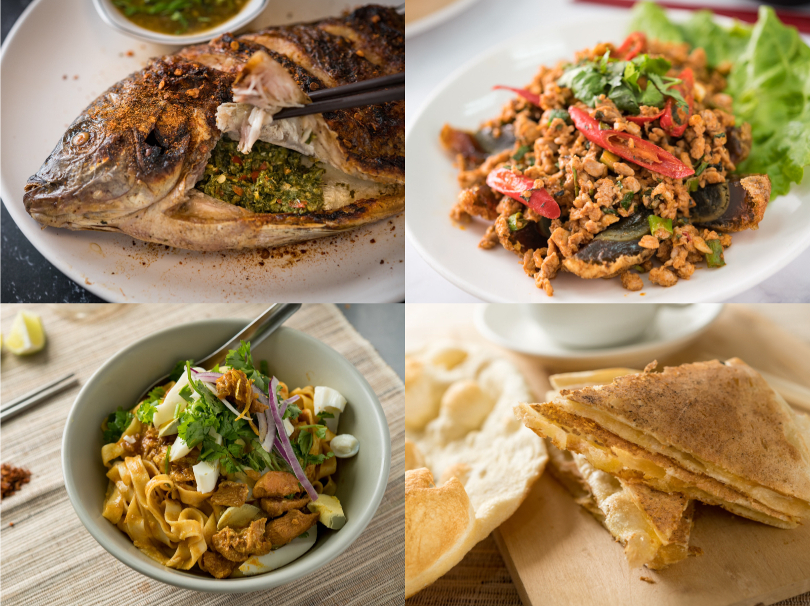 位在新北市中和區的「南洋觀光美食街」，緬甸、雲南小吃店林立。