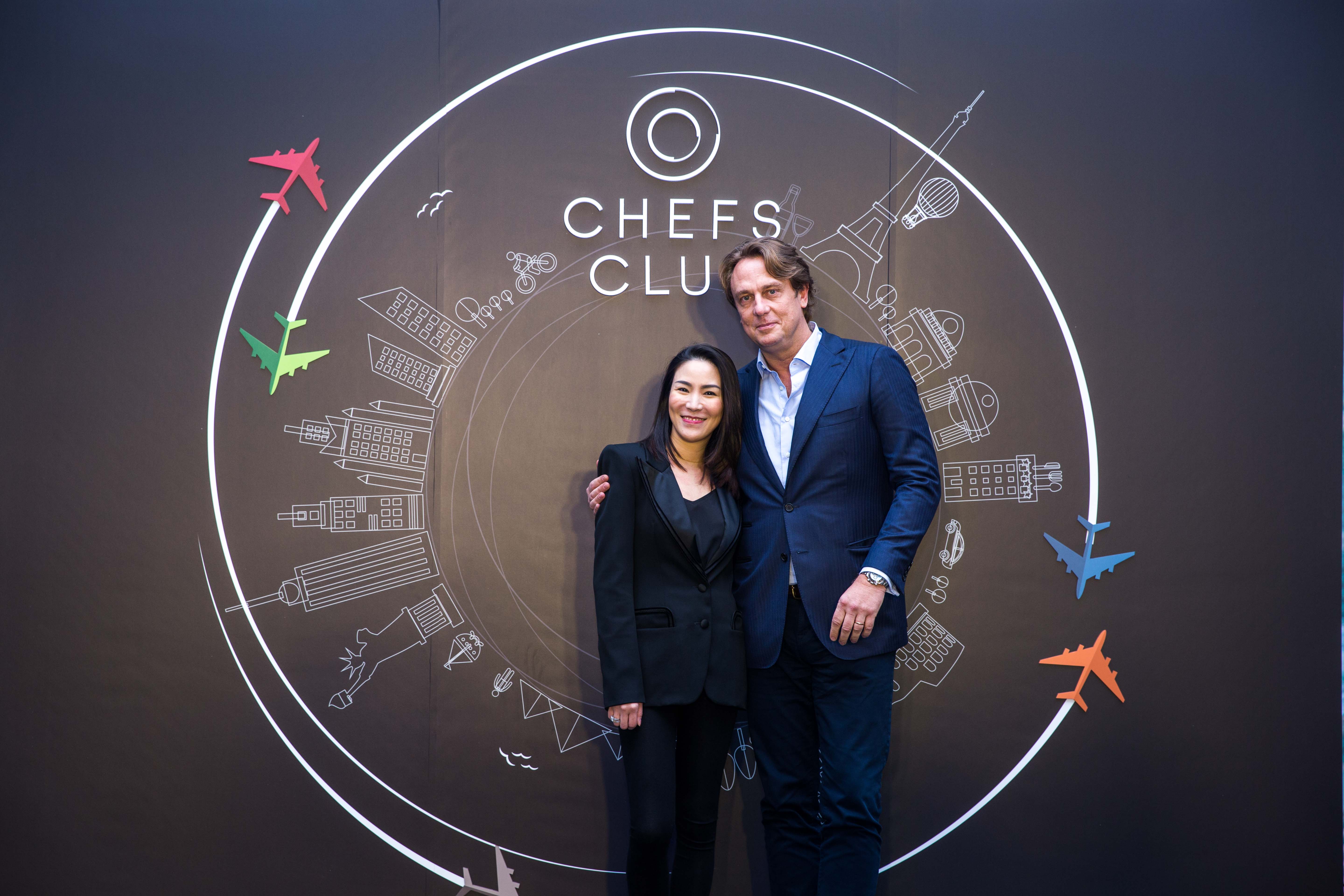 「Chefs Club」創辦人Stephane De Baets（右）與亞洲營運總監MJ（左）看好台北美食的國際水準。