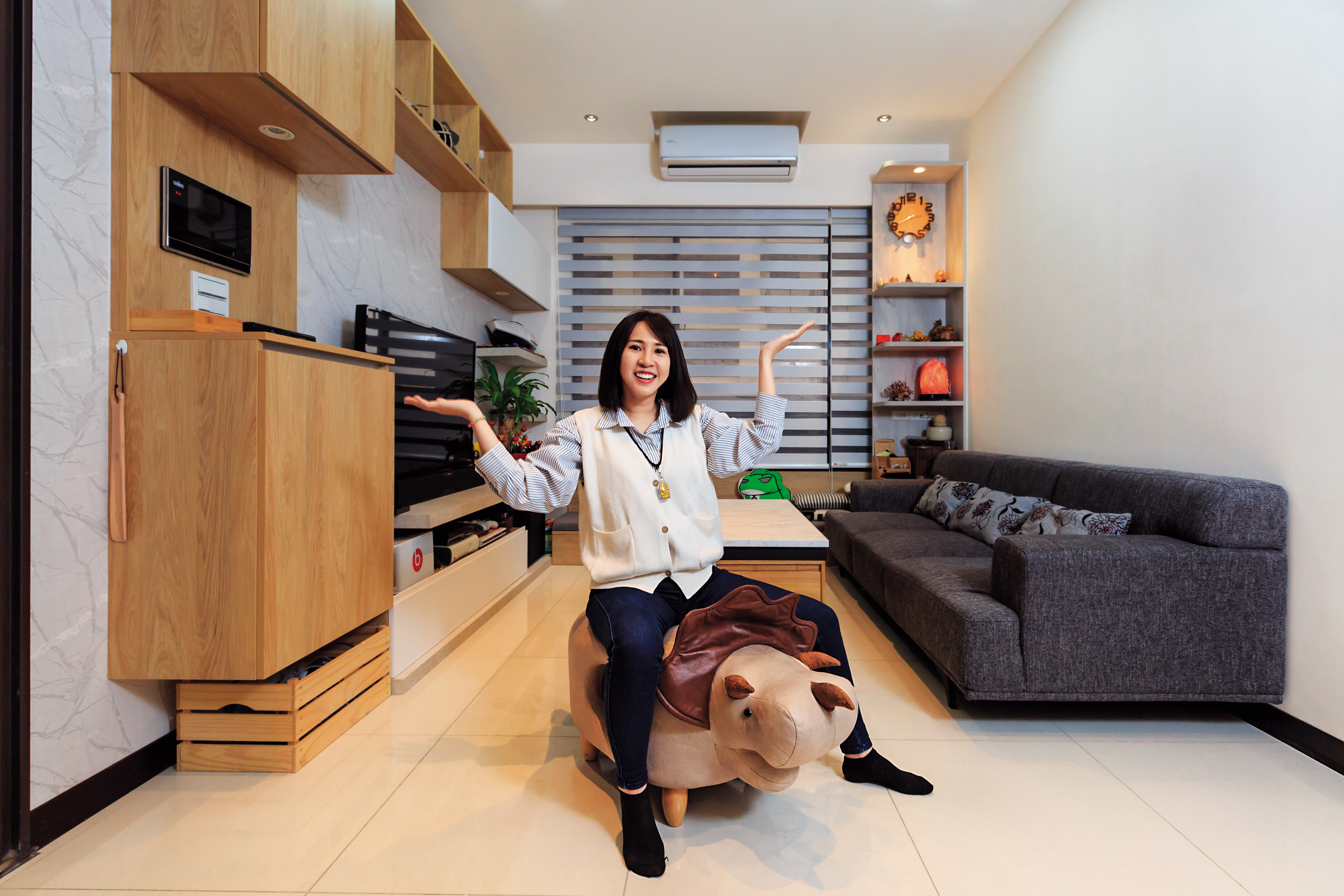 懂得守財，潔哥提早達成買房夢。