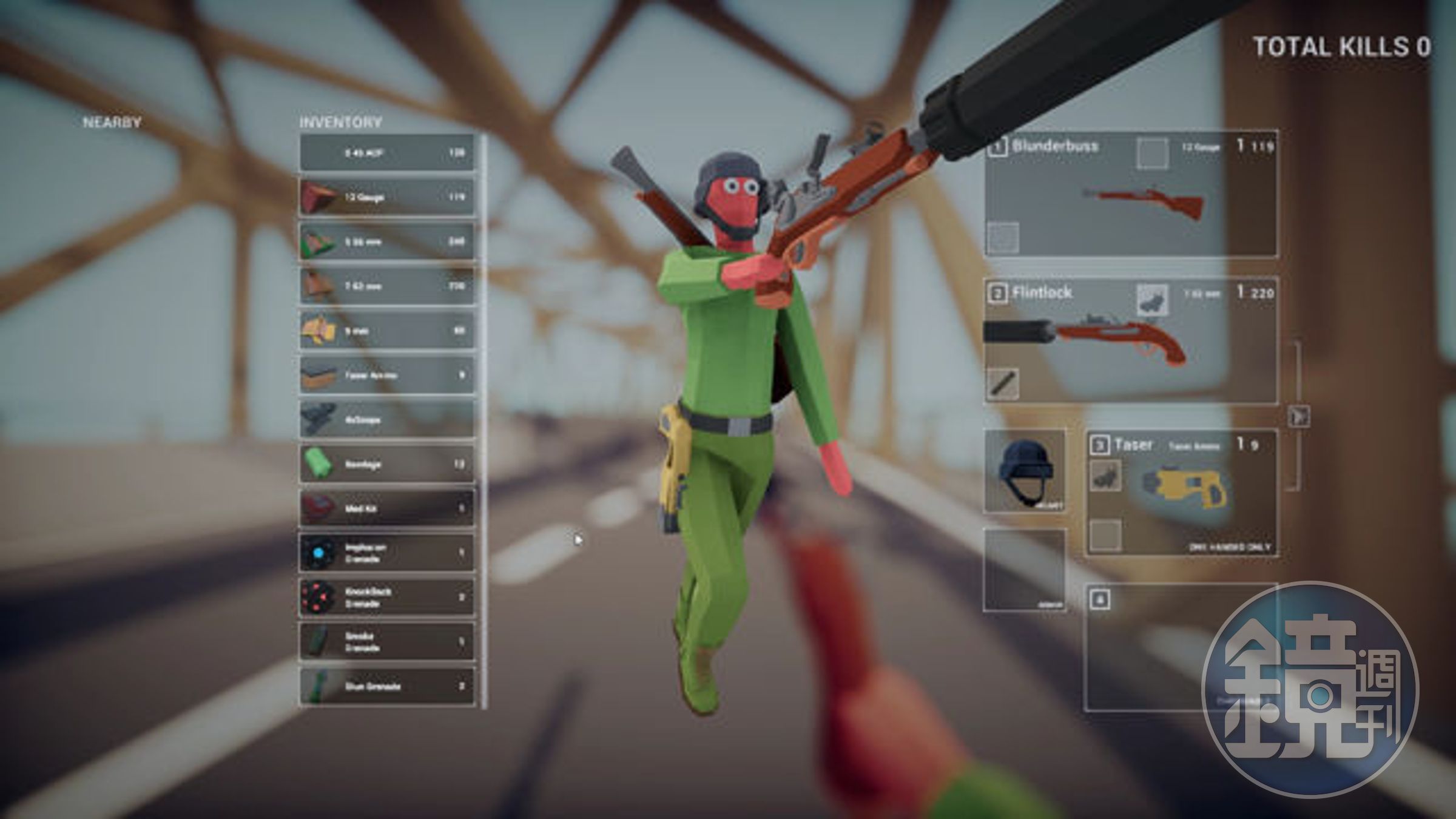 2018 年搭上大逃殺熱潮的惡搞作品《TABG》（圖片來源：官方）
