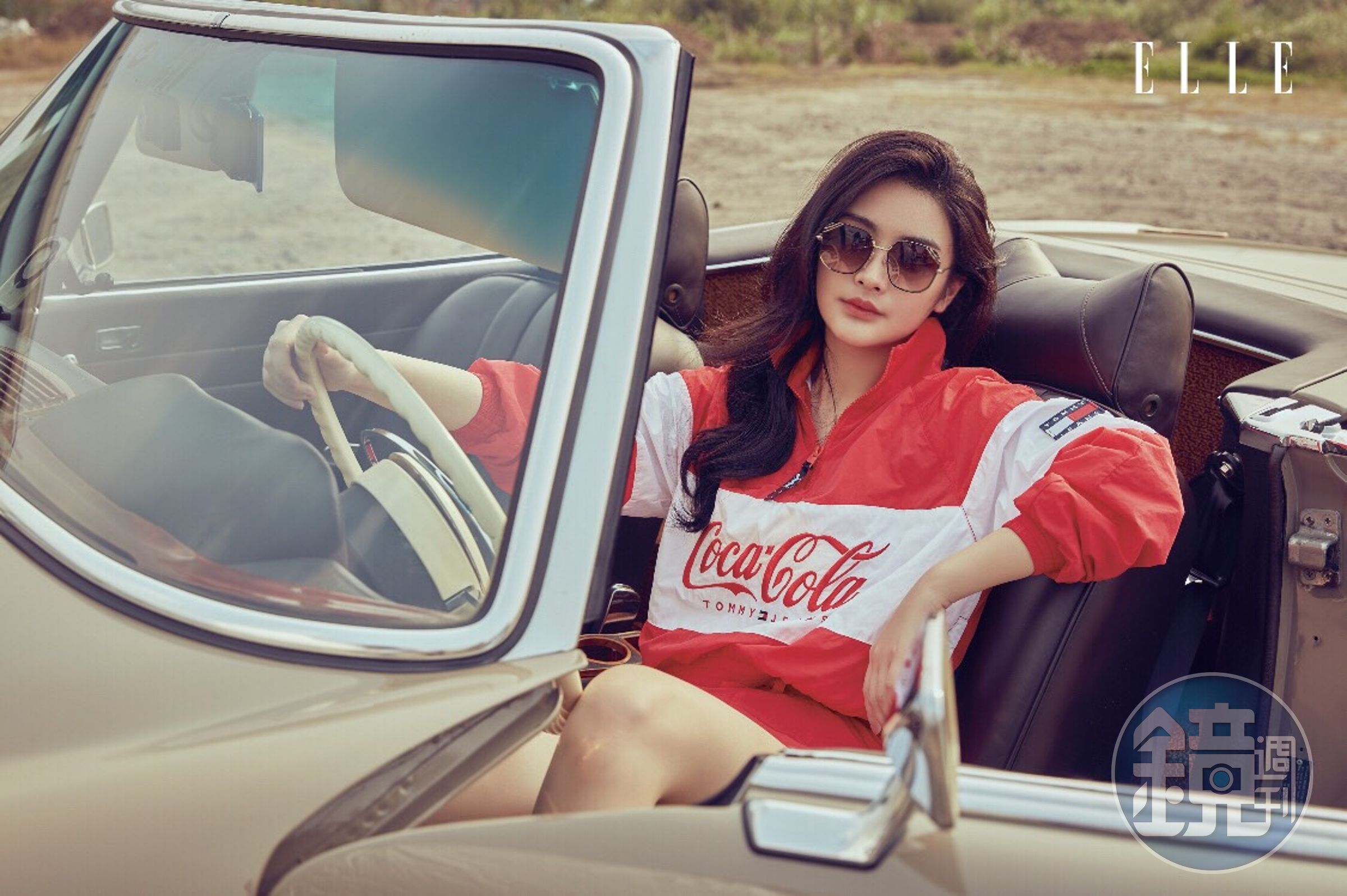 陳昭榮女兒陳品兒登上時尚雜誌，分享自己的穿著品味。（ELLE雜誌提供）