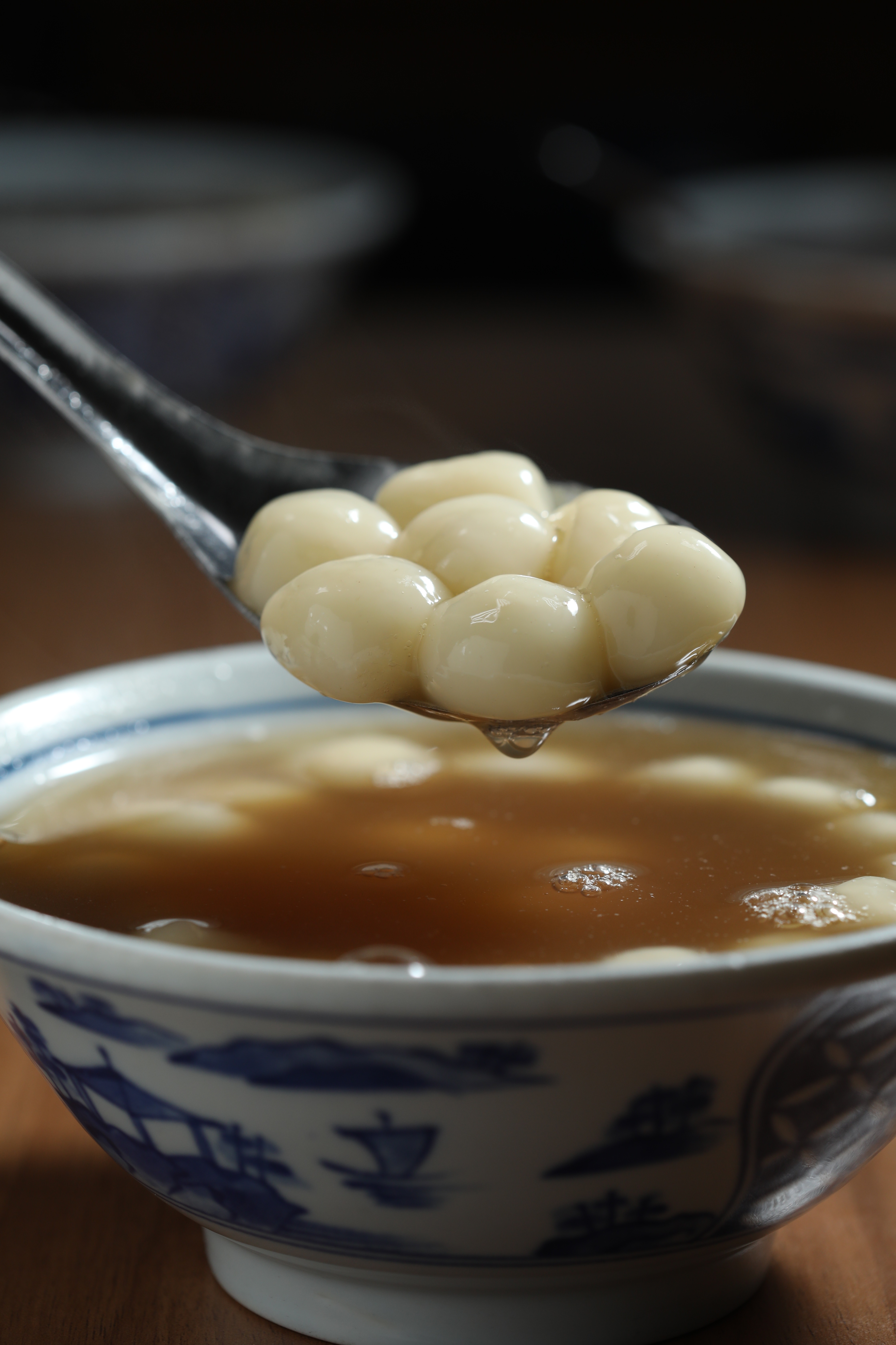 「圓仔湯」香Q有嚼勁。（35元／碗）
