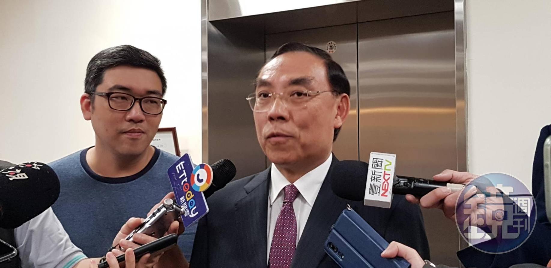 法務部長蔡清祥對彭坤業質疑調查不公的說法表示尊重。