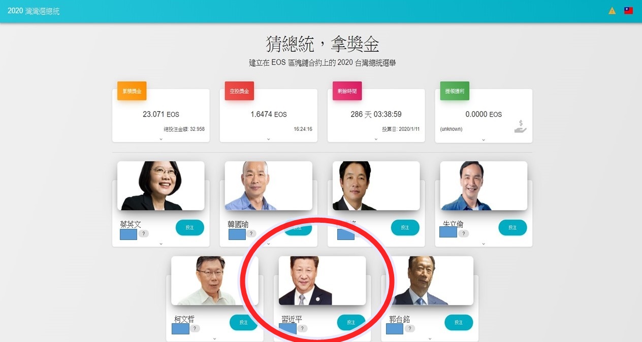 刑事局破獲國內第一個區塊鏈賭博網站，赫見對岸領導人習近平也是下注對象。（刑事局提供）