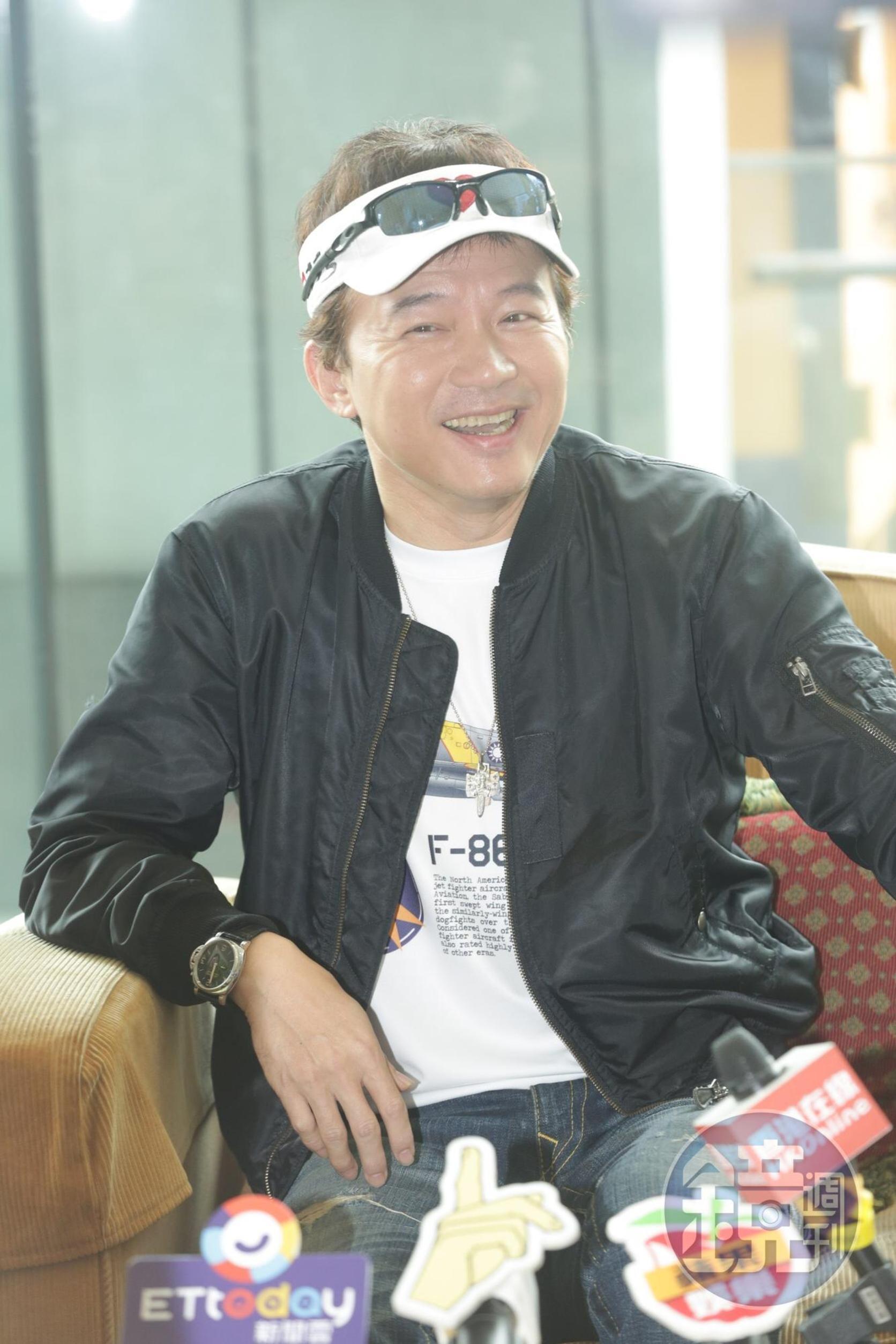 孫鵬對兒子孫安佐變成網紅樂觀其成。