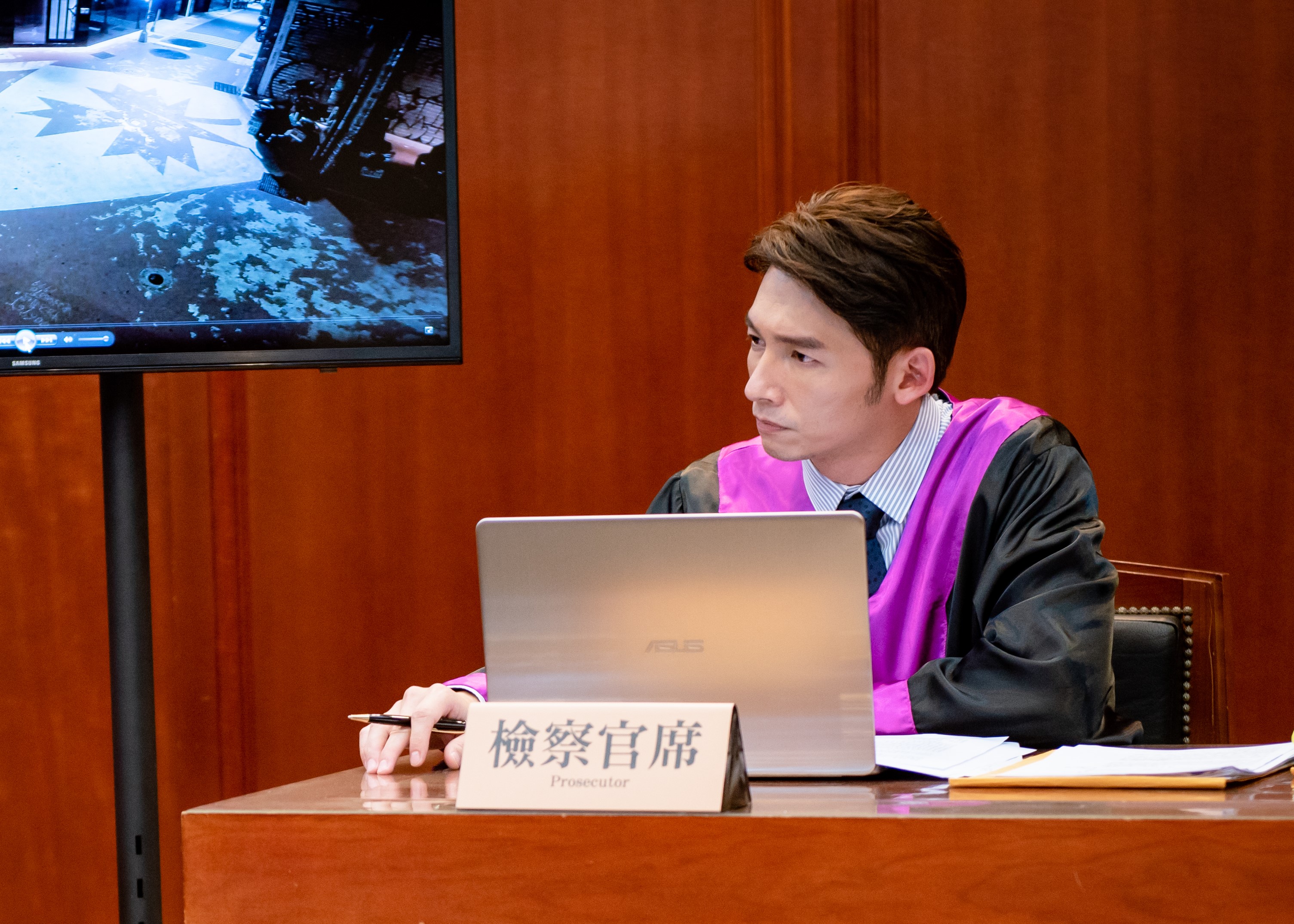 「全民老公」溫昇豪這次演的是天心的檢察官老公。（群之噰、有意思國際傳媒提供）