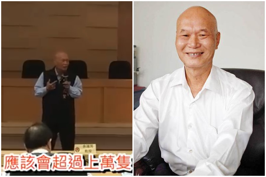 苗栗縣議員韓茂賢日前在一場座談會說石虎有上萬隻，認為就是石虎太多才會被車撞。（左圖翻攝自捍衛苗栗青年聯盟臉書影片、右圖翻攝自韓茂賢臉書）