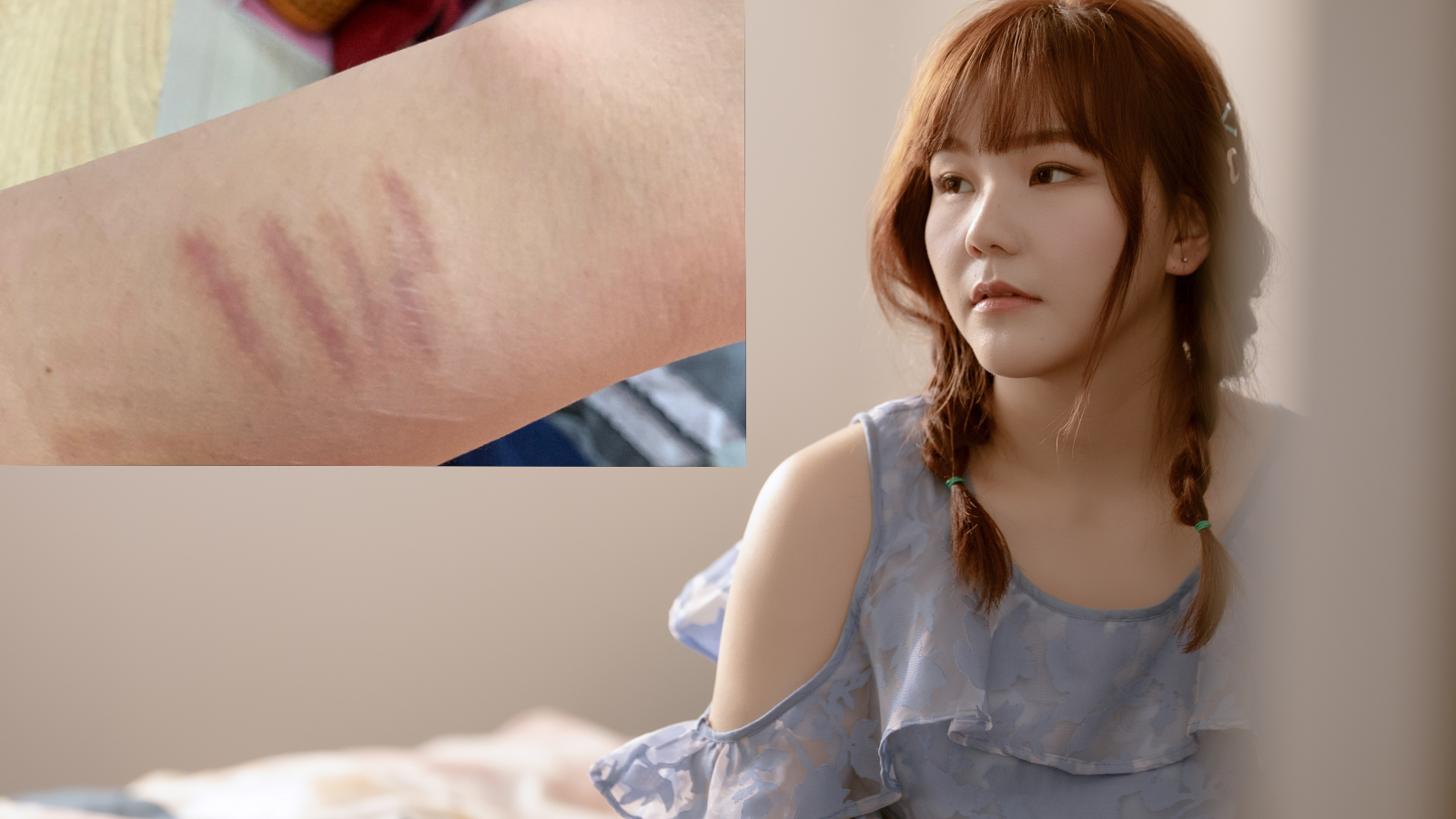 新人歌手楊上昀曾被憂鬱症困擾2年，甚至做出傻事。（意林娛樂提供）