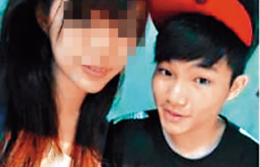 黃麟凱與王女是高中班對，不時在朋友圈中曬恩愛，但曾經的情人卻成為奪命的殺手。（翻攝臉書）