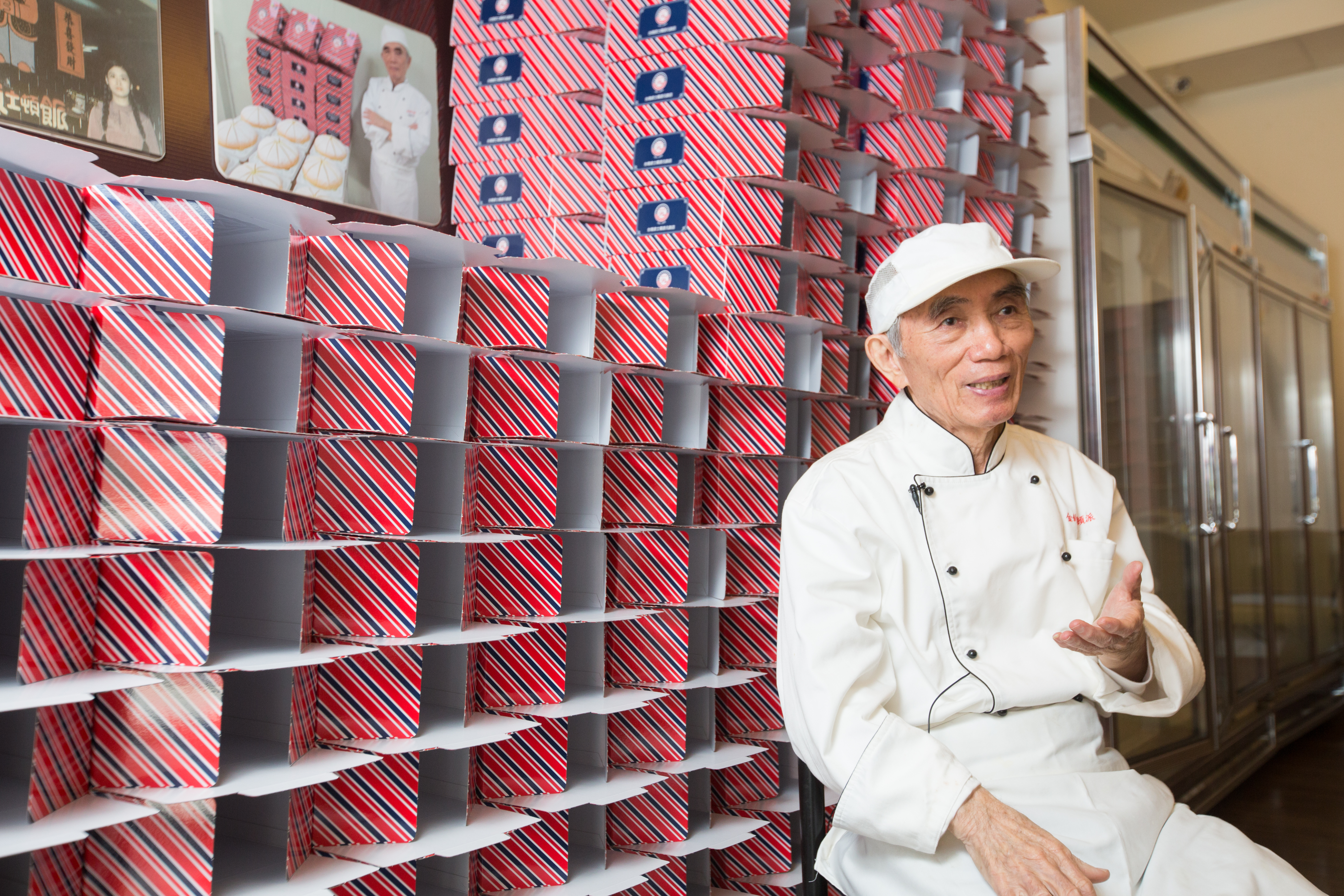 徐振彬透過親戚學得波士頓派作法，開起台灣第一家波士頓派專賣店。