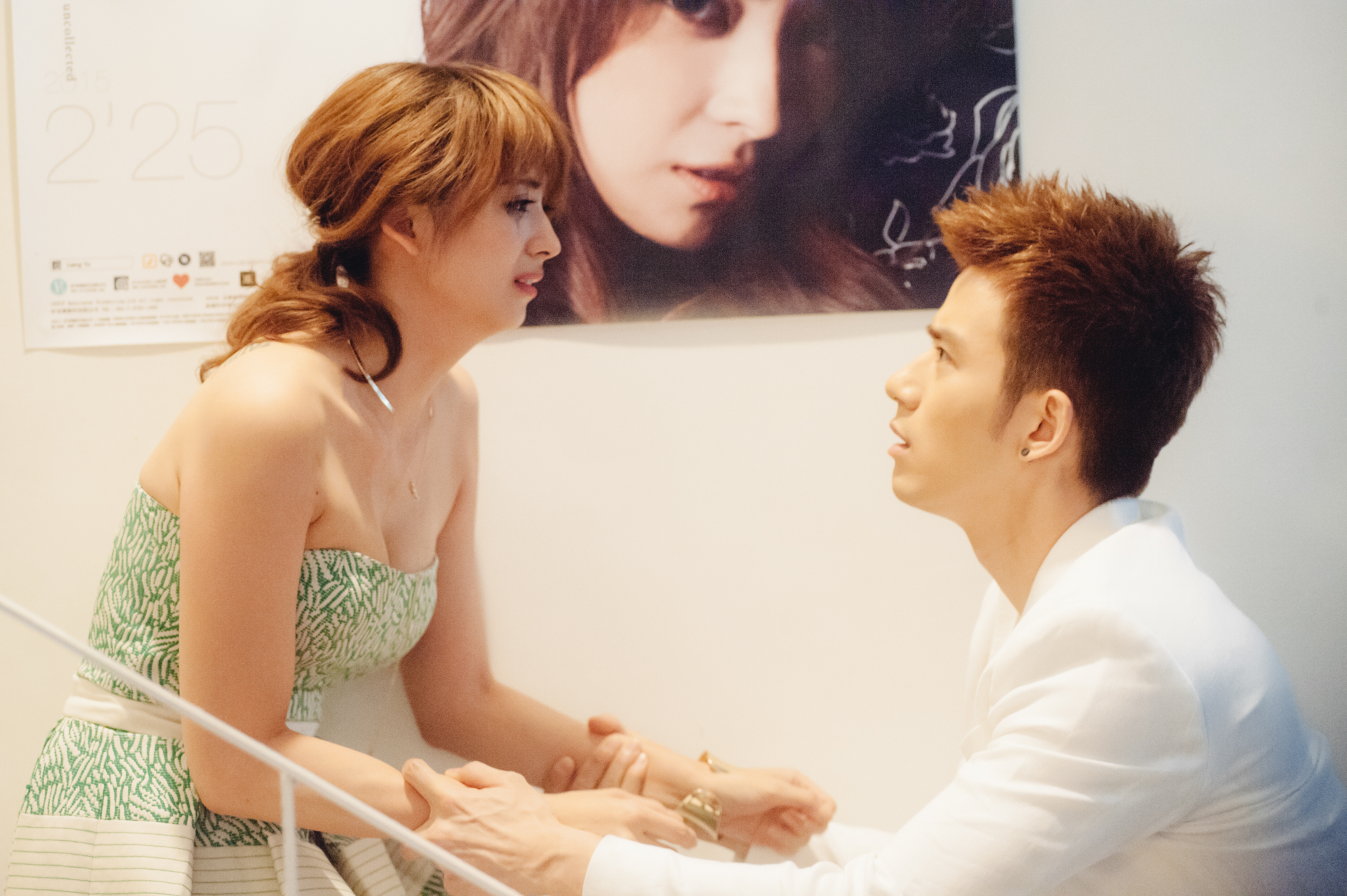 阿喜與JR在戲裡拚演技。（中視提供）