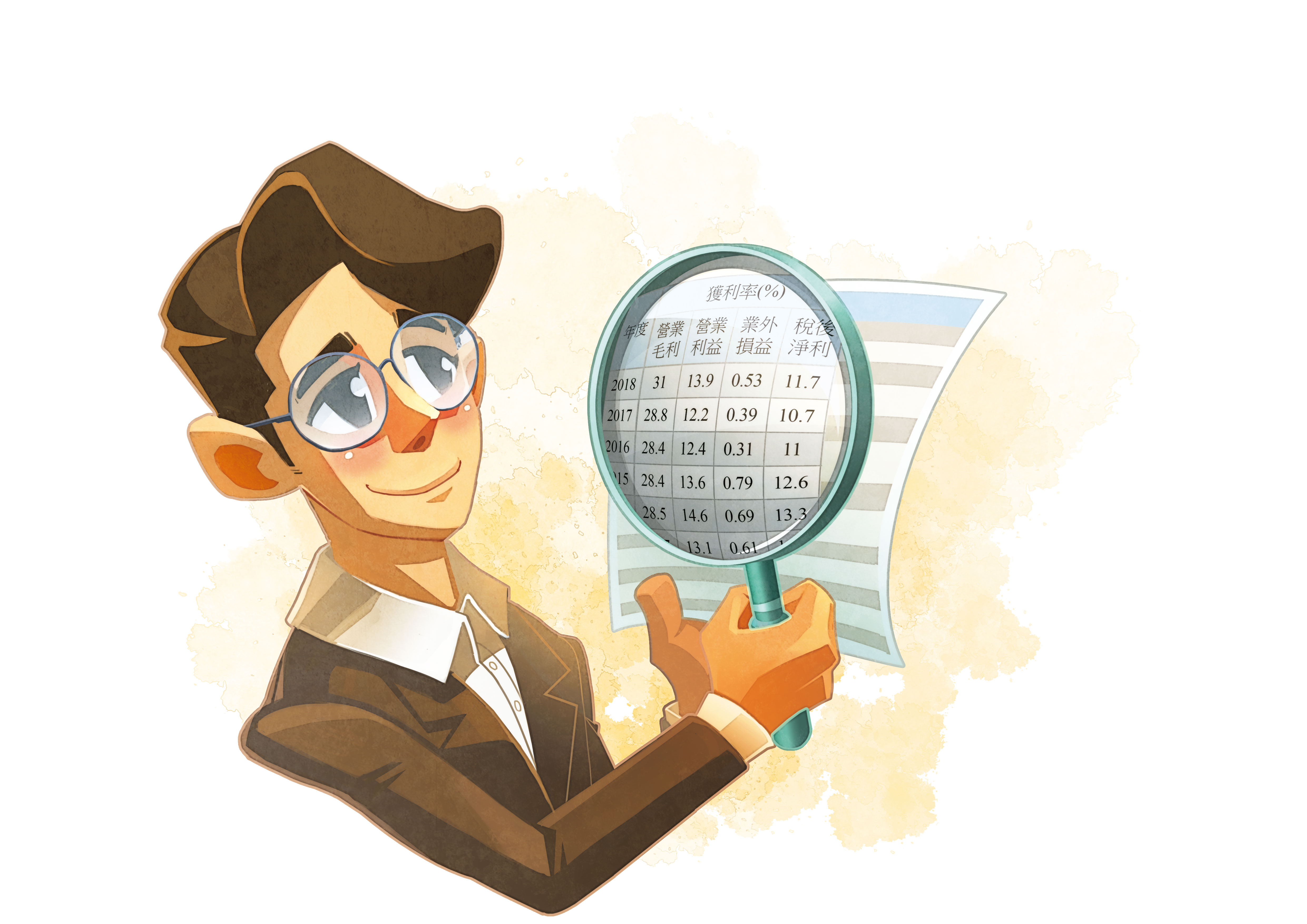 想從財報挖到好股,尤其是成長股,一定要留意獲利率變化,其中毛利率、營益率、稅後淨利率必看。
