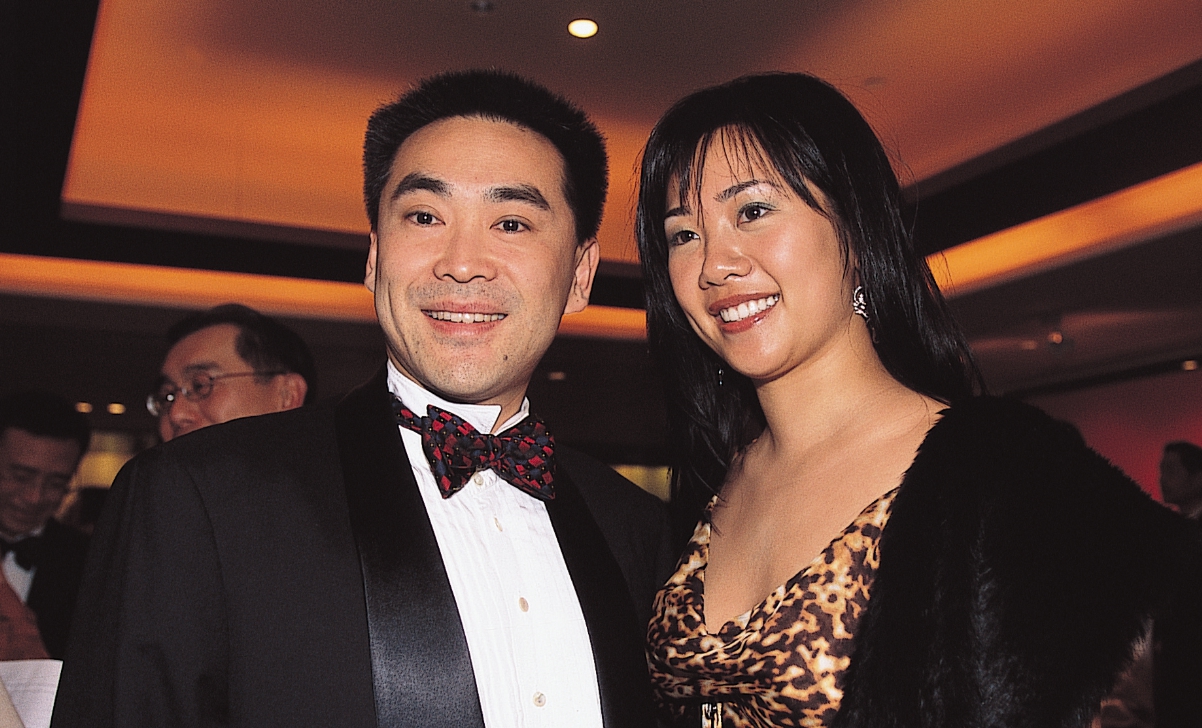 林知延和吳欣盈2011年結婚時，被譽為是金融圈世紀婚禮。（資料照）