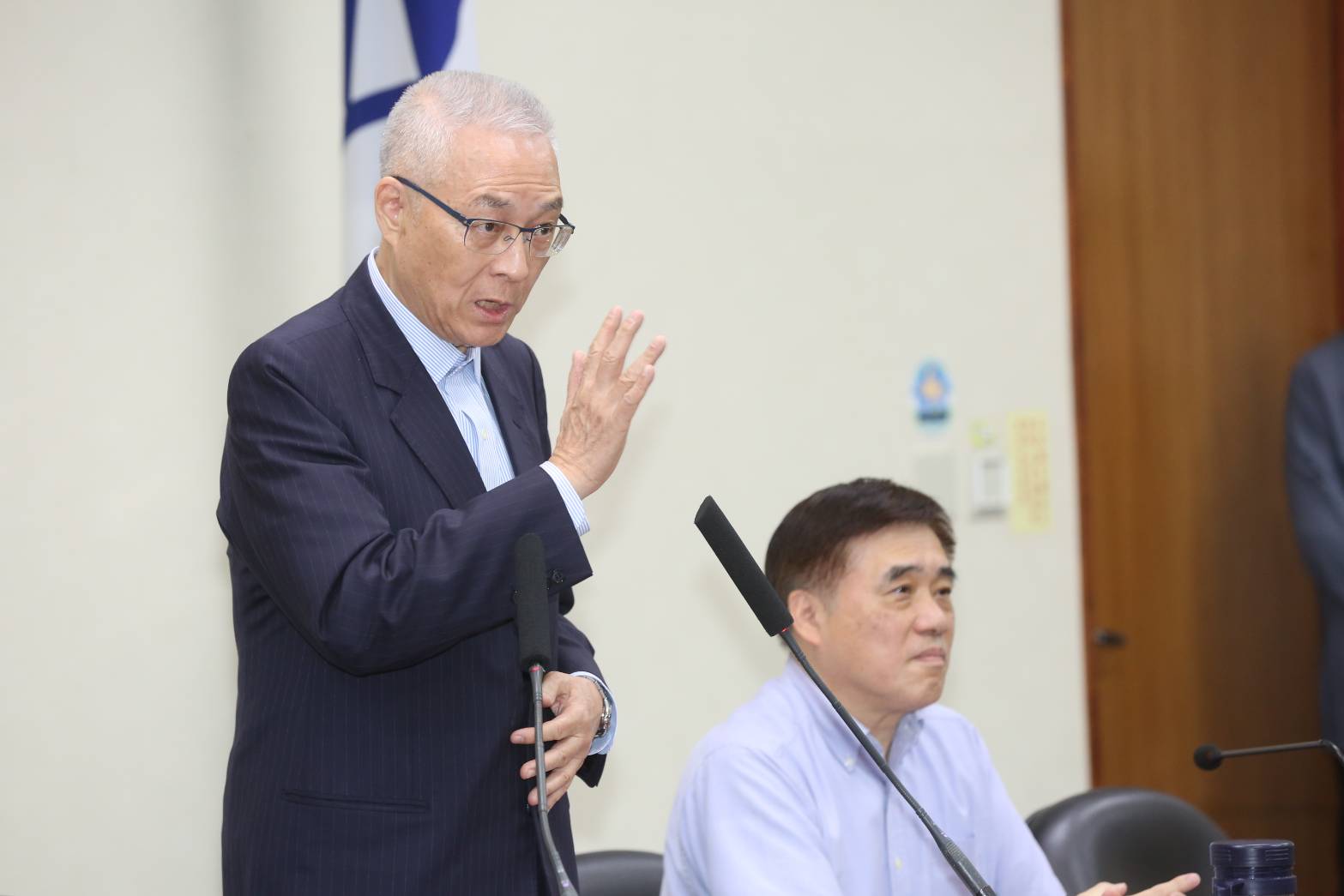 國民黨主席吳敦義今（10日）在中常會上正式表態自己沒有意願投入2020總統大選。