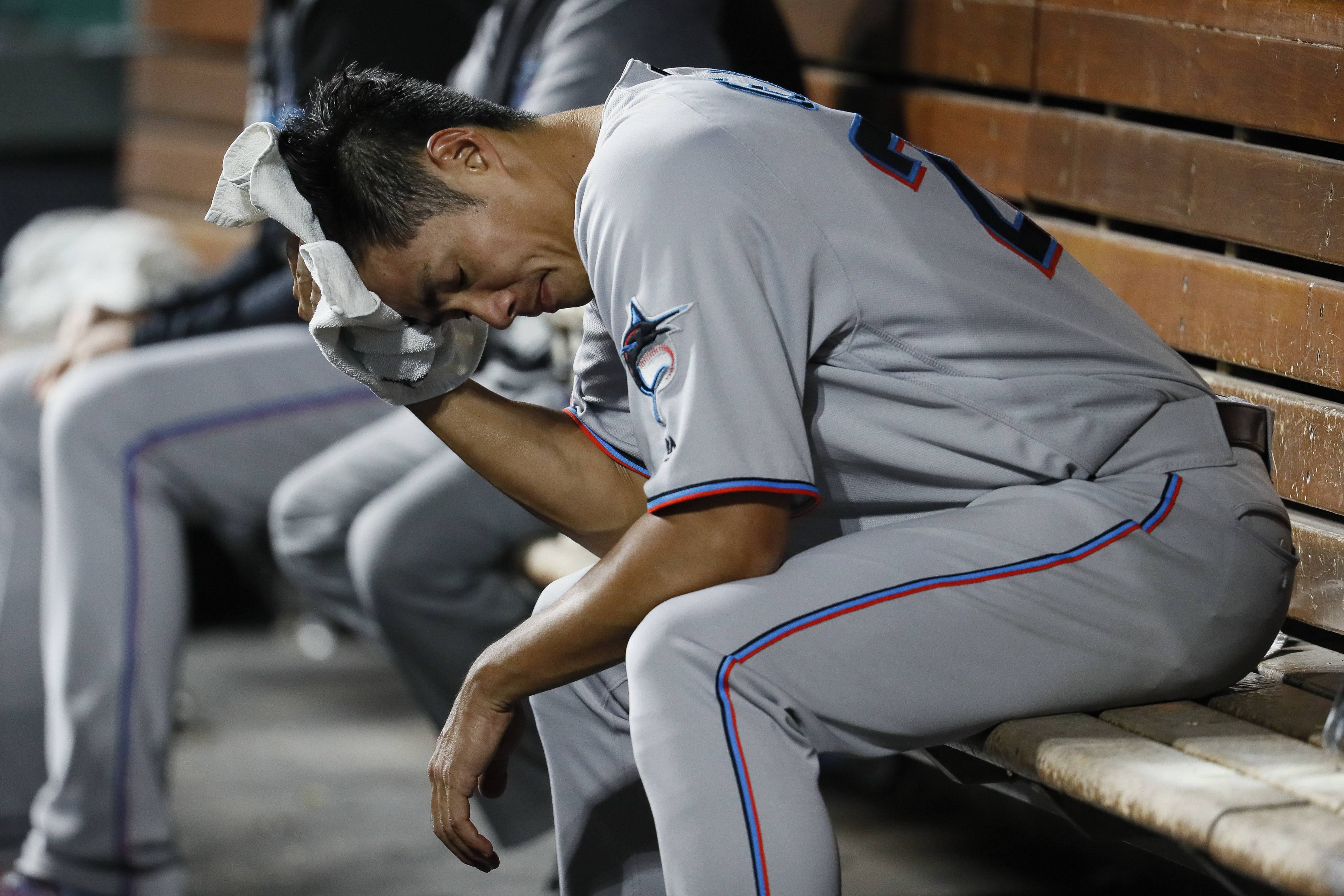 經過這場比賽後，陳偉殷的防禦率從賽前的4.02跳到24.75，暴增超過20分。（東方IC）