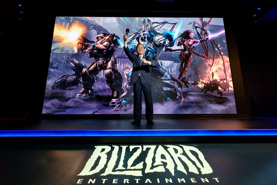 台灣新聞與戲劇代表聲音之一、知名主播盛竹如今日正式加入《星海爭霸II》播報員（暴雪娛樂提供）