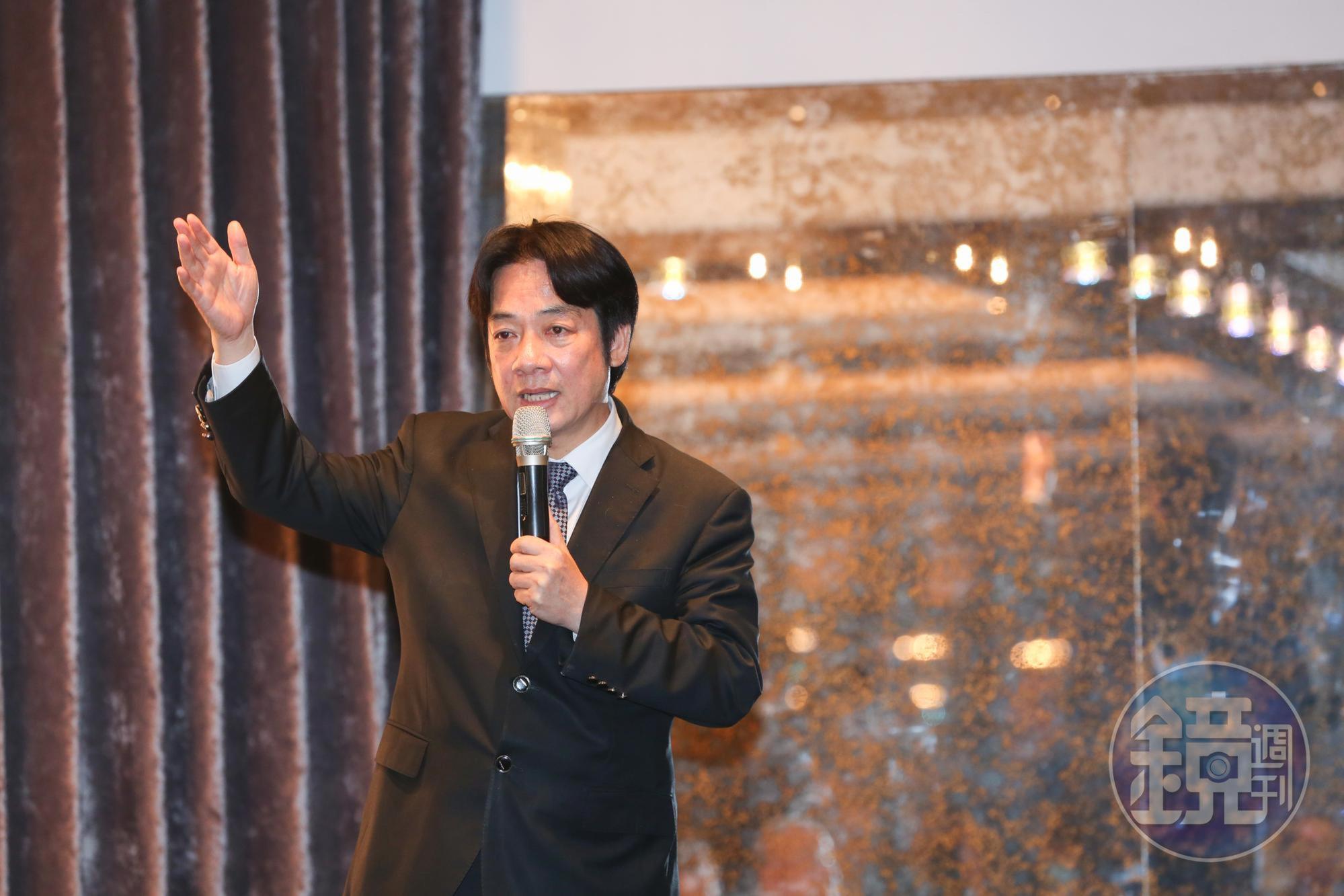 民進黨中執會拍板延後總統初選期程，登記參選總統初選的行政院前院長賴清德隨後在臉書發表4點聲明。（本刊資料照）