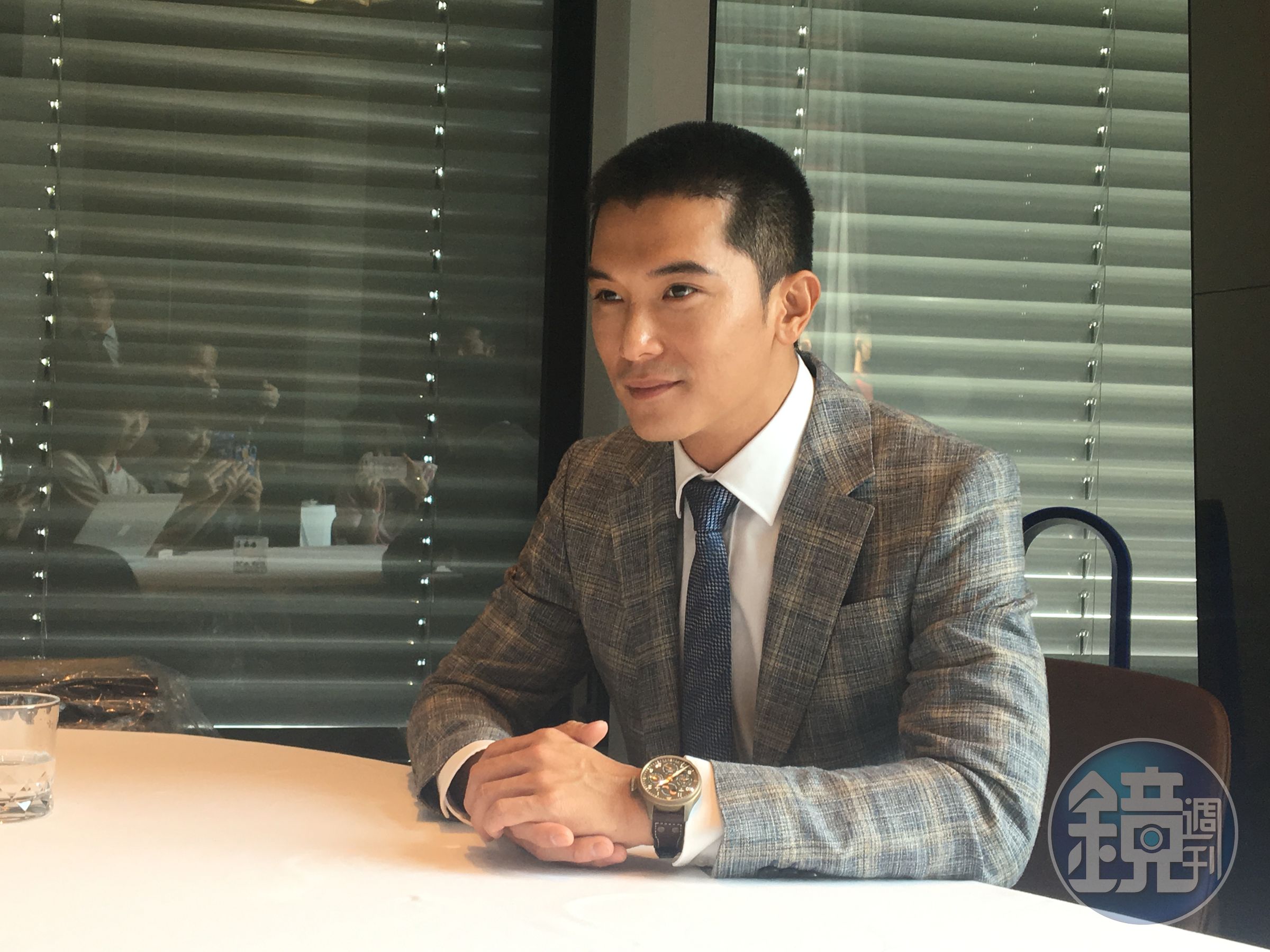 邱澤在受訪時提到開飛機是他小時候的夢想。