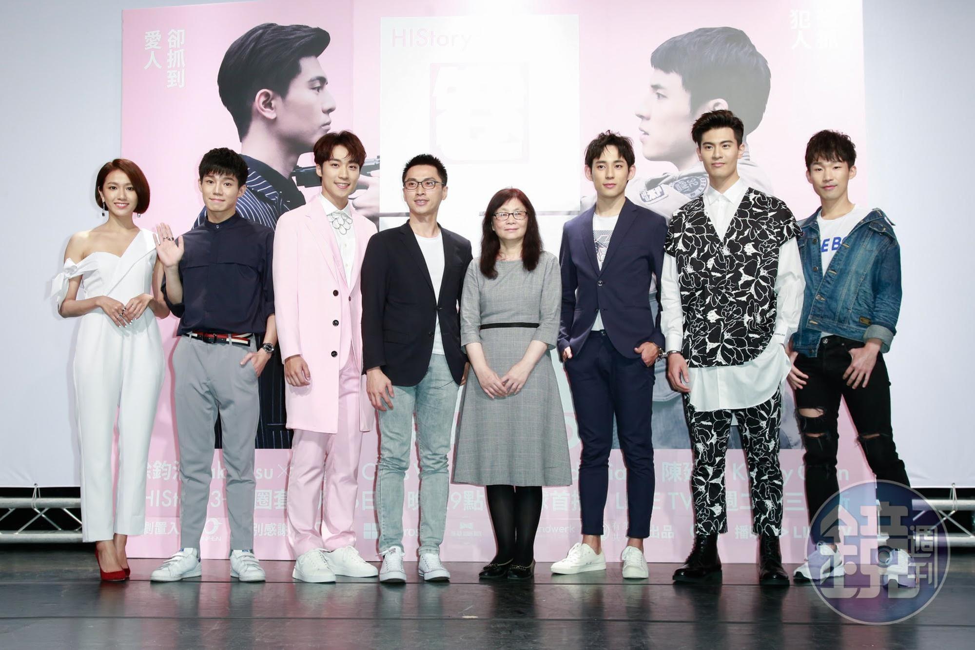 《圈套》今（11日）舉辦首映會，主要演員，徐鈞浩、吳承洋、卞慶華、陳廷軒以及林意箴與梅賢治都一同出席。