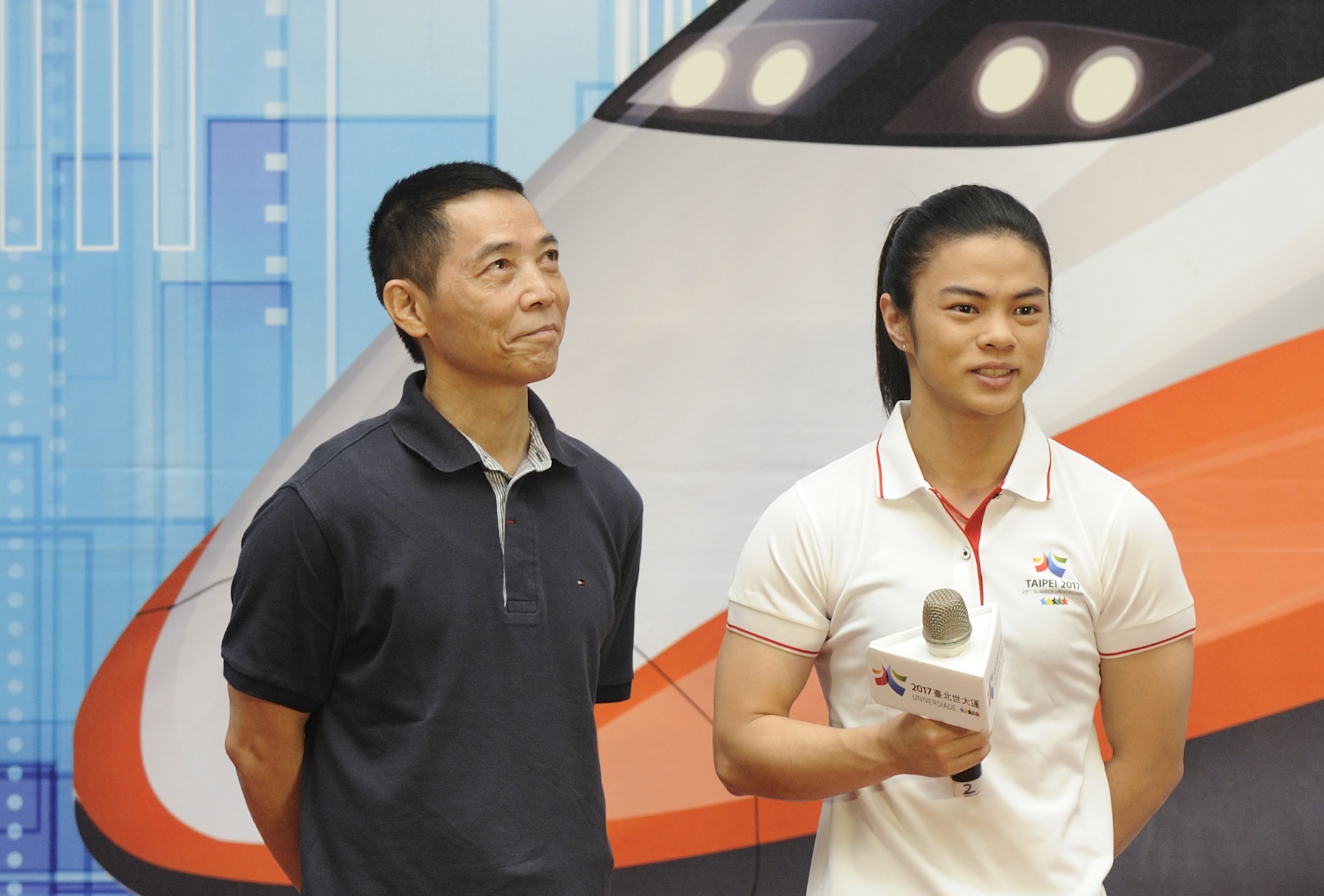 舉重國家隊教練蔡溫義（左）的兩名愛徒林子琦及許淑淨（右）接連傳出涉禁藥。