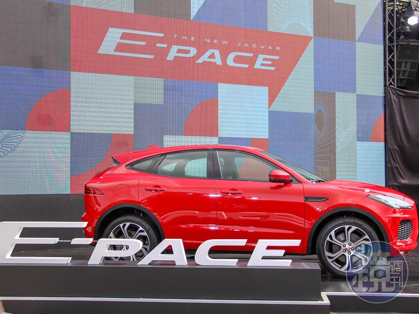 JAGUAR E-Pace可看出源自於跑車F-Type的設計元素。
