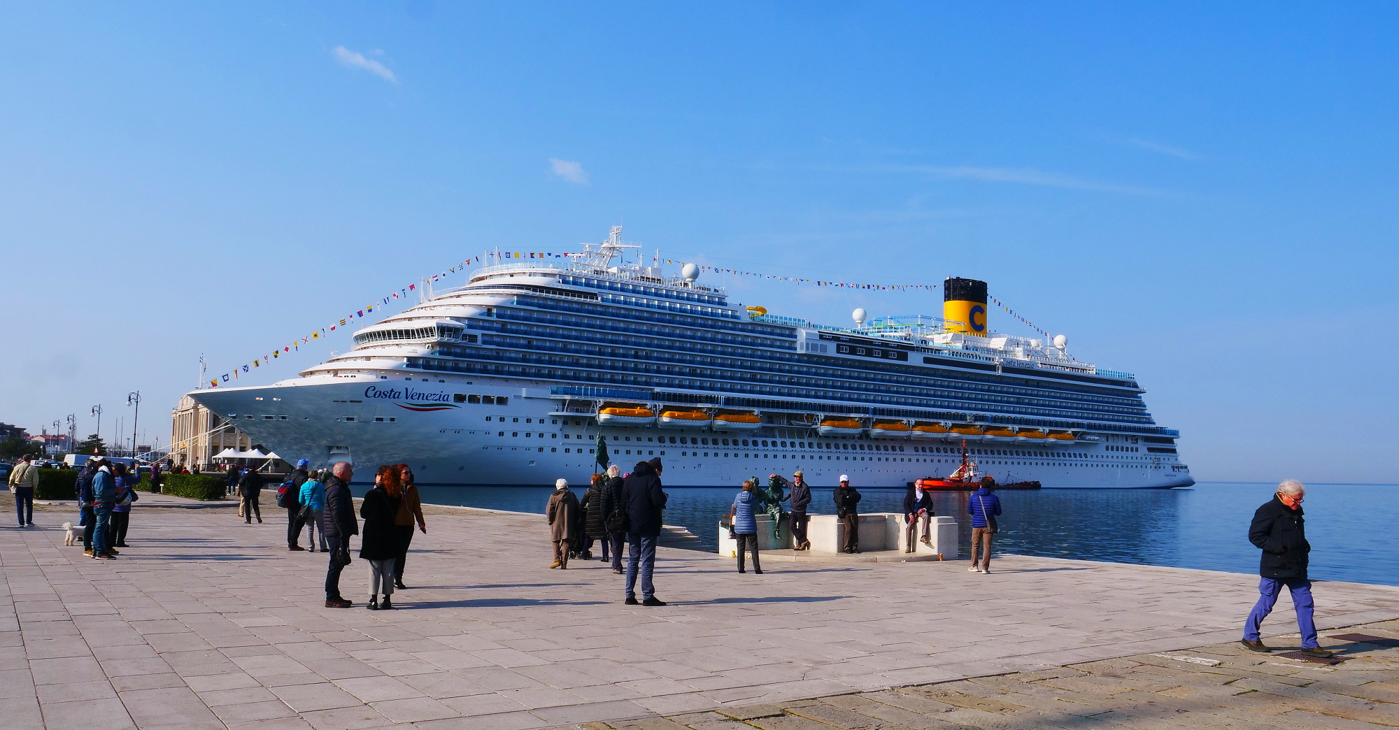 2019年3月1日下水的歌詩達威尼斯號，將於5月9日抵台，它將是以台灣為母港的最新郵輪。