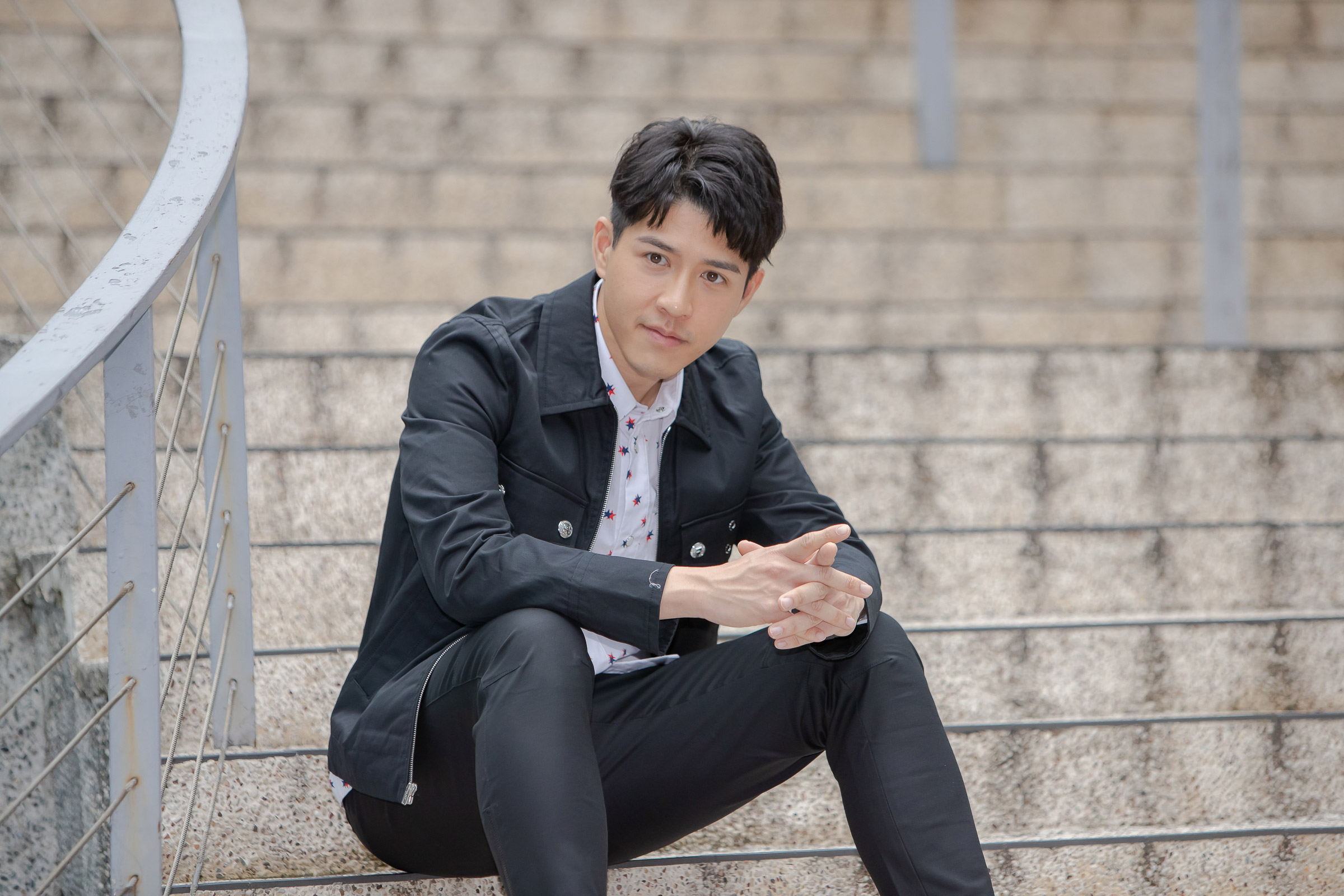 吳岳擎外型帥氣，但頗為純情，至今只交過2個女朋友。（毆銻銻娛樂提供）