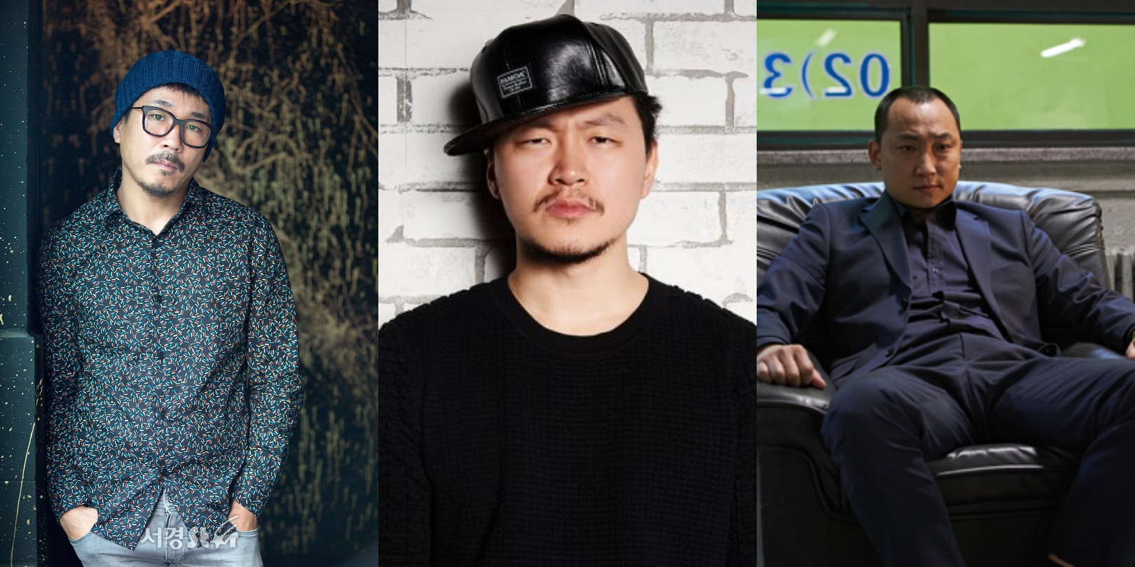 韓國爆出男演員吸毒後被捕，三位同姓演員都予以否認。（左起：梁益準、梁東根與梁玄敏）