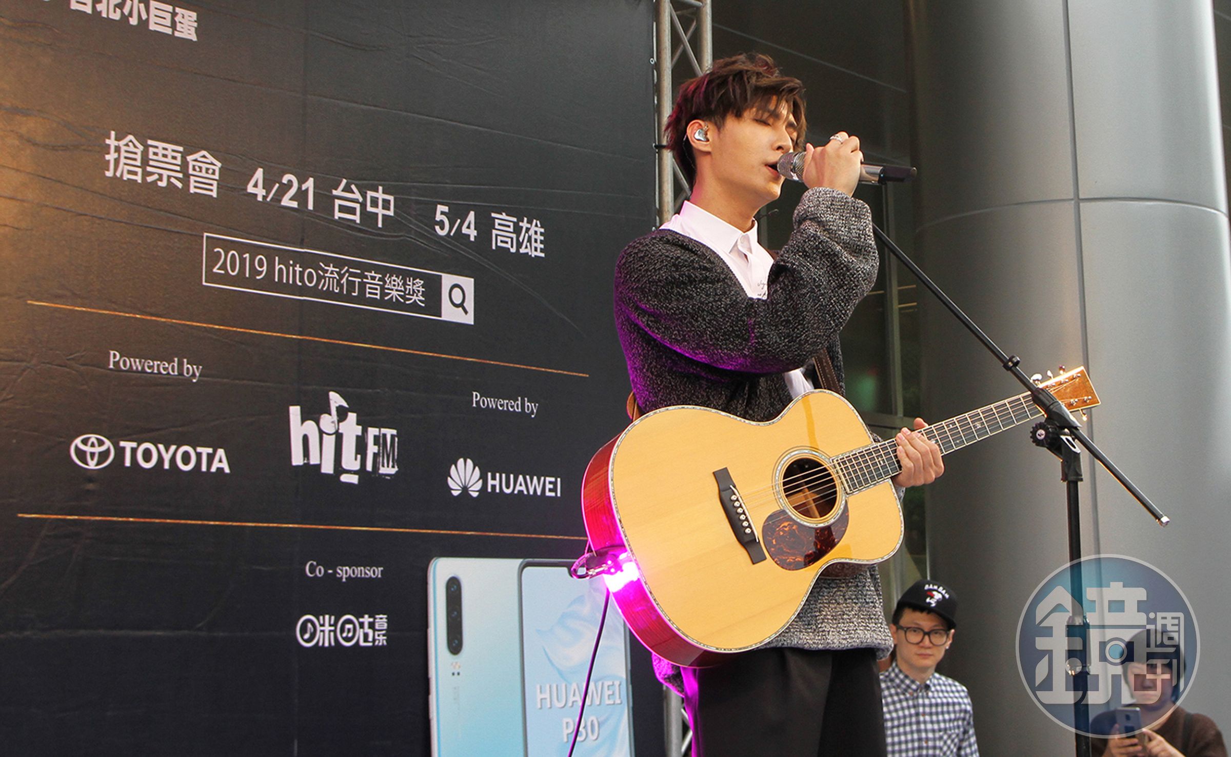 炎亞綸入圍2019hito流行音樂獎最受歡迎男歌手獎項。（Hit Fm提供）