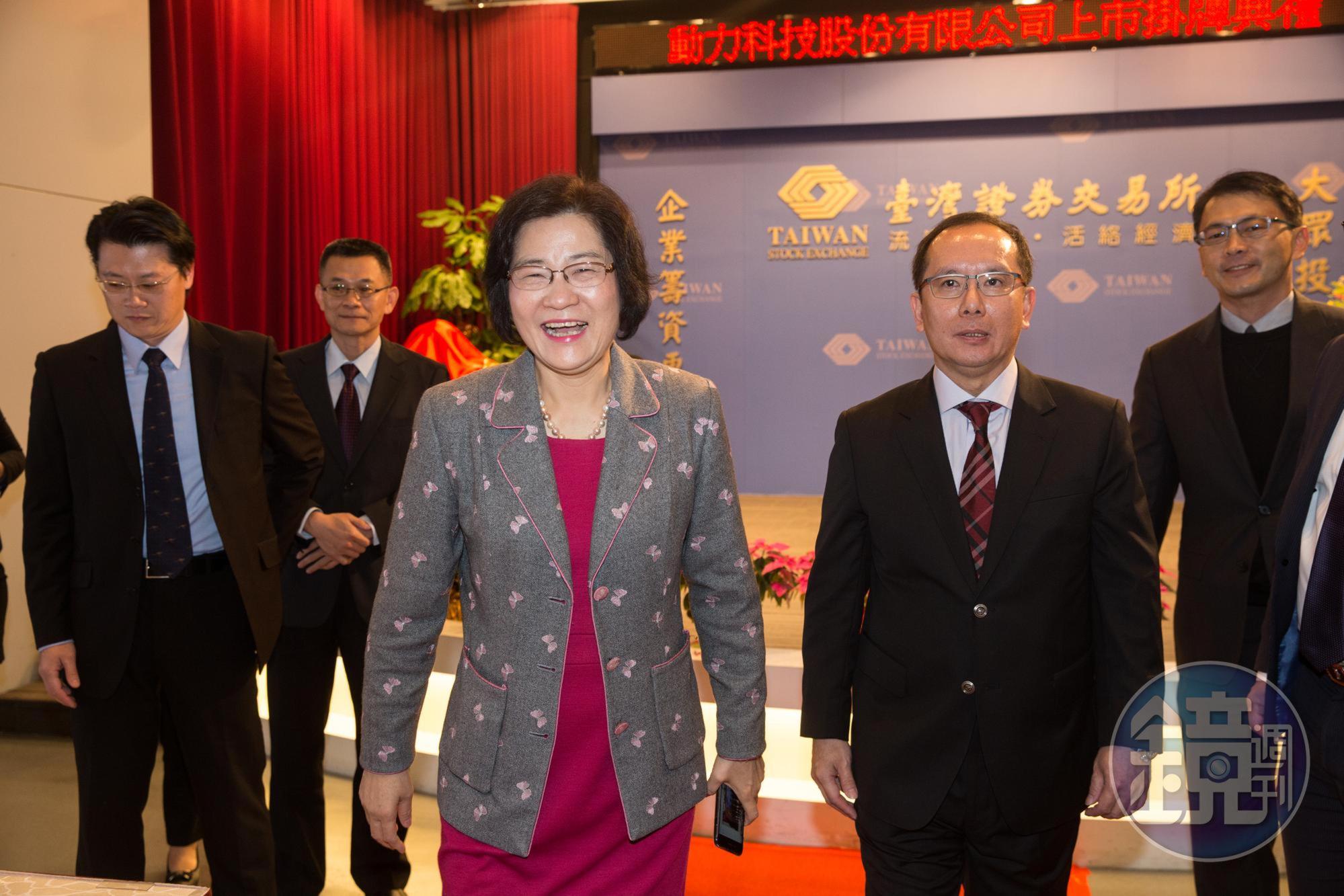 誠美材副董事長葉美麗（前）今年1月引爆經營權風波。