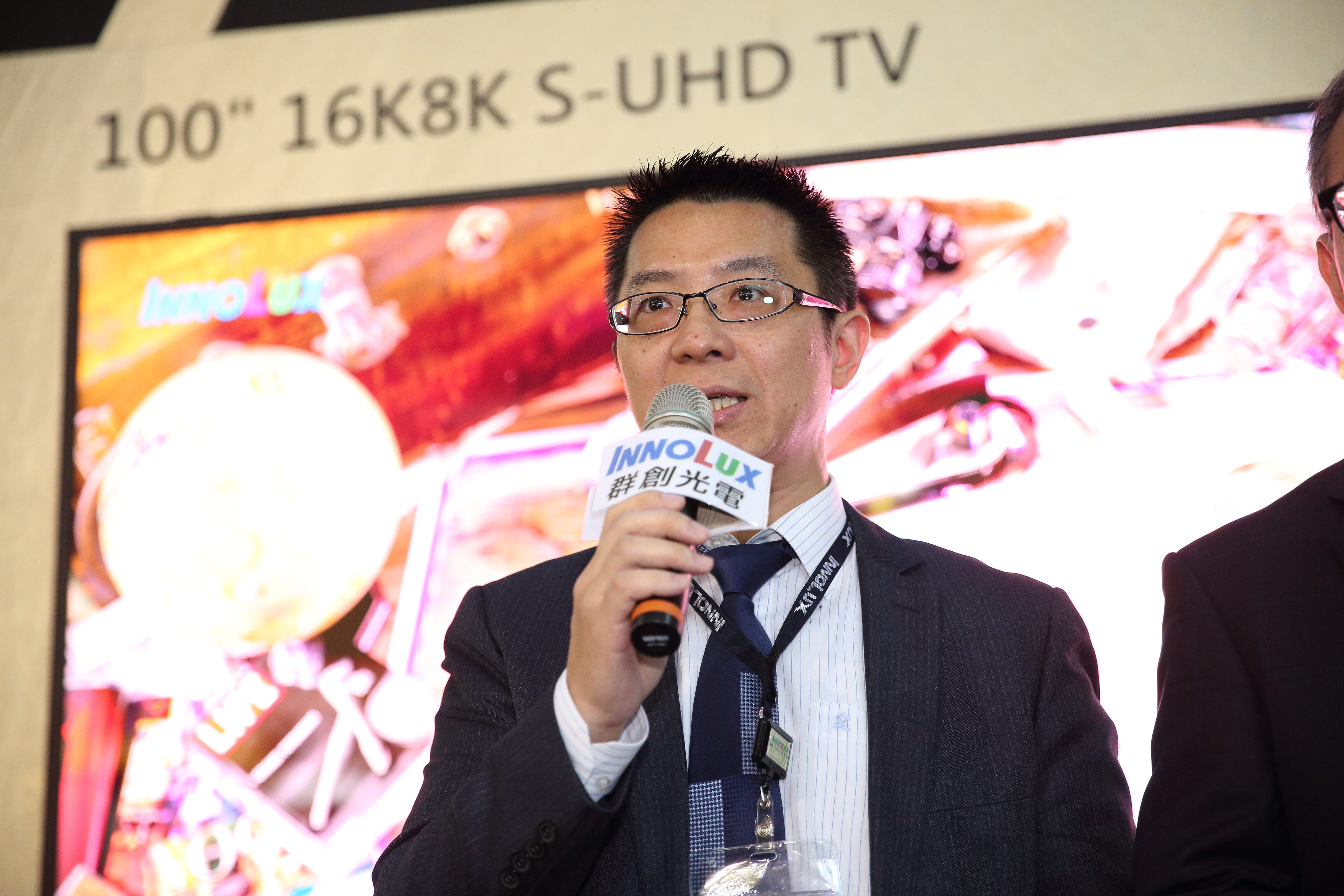 面板大廠群創有意重回誠美材董事會。圖為群創光電董事長洪進揚。