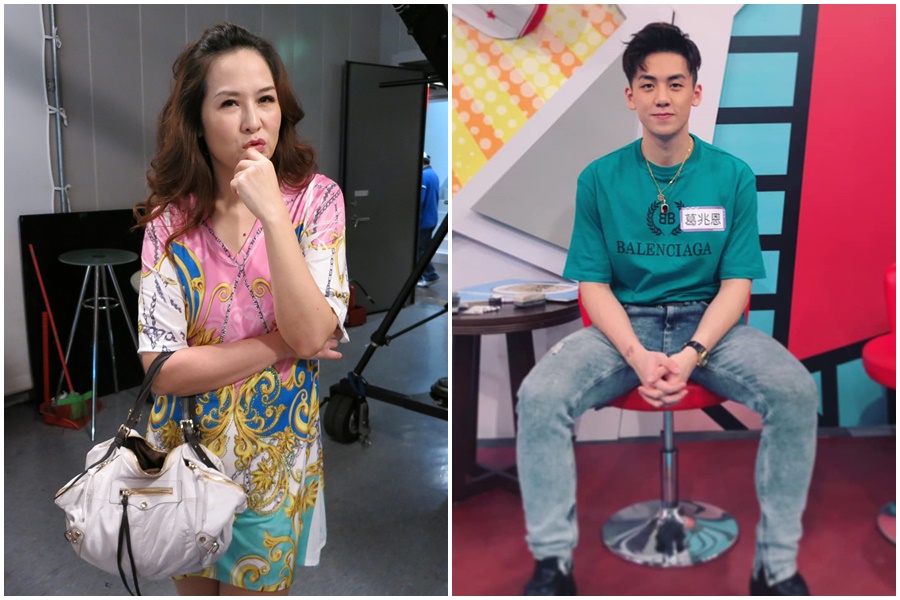 金友莊和兒子寶弟難得一起上節目，竟互相大爆對方桃花。（左圖東方IC，右圖翻攝自寶弟臉書）